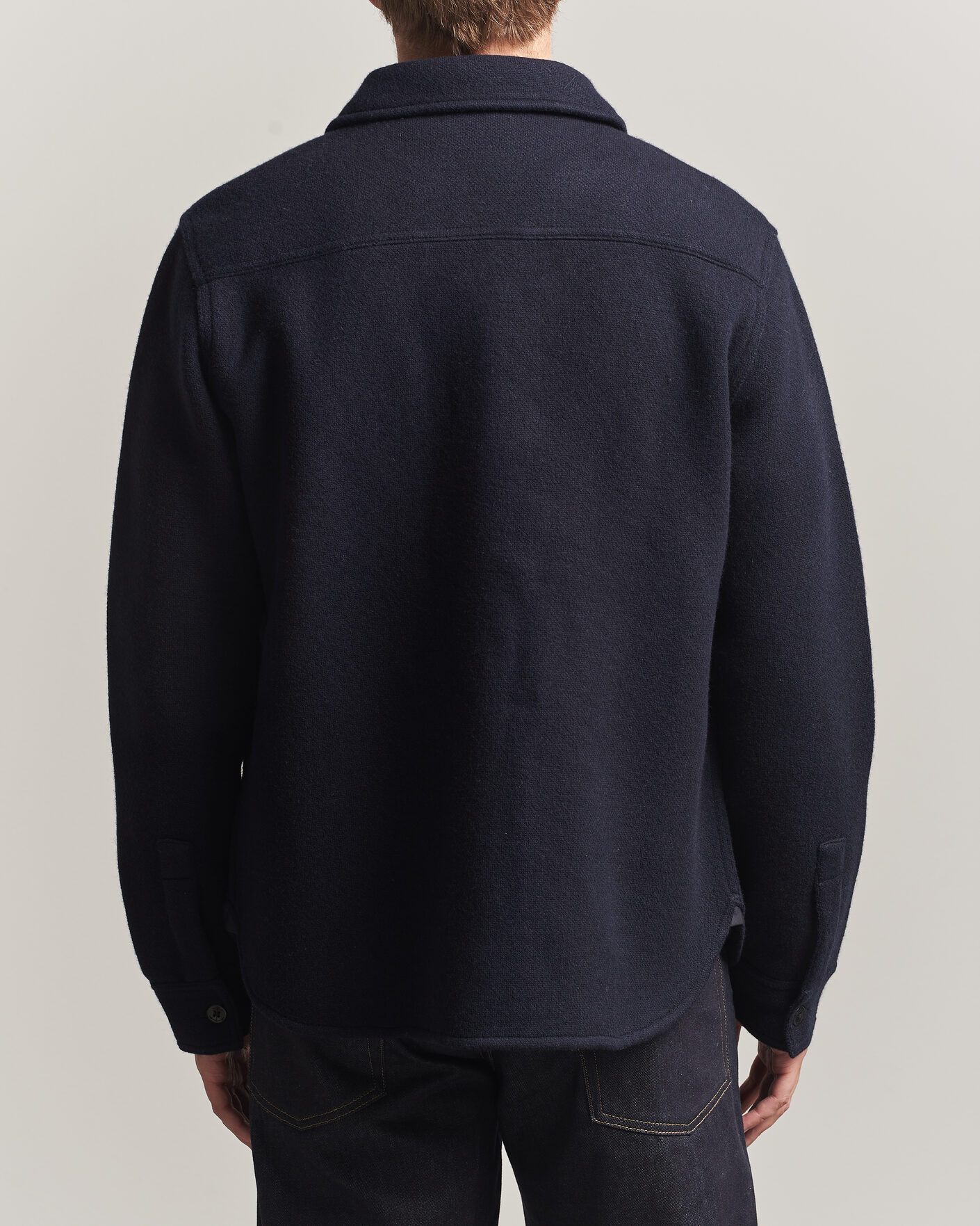 Uomini | Camicie | RRL | CPO Cardigan Shirt Navy