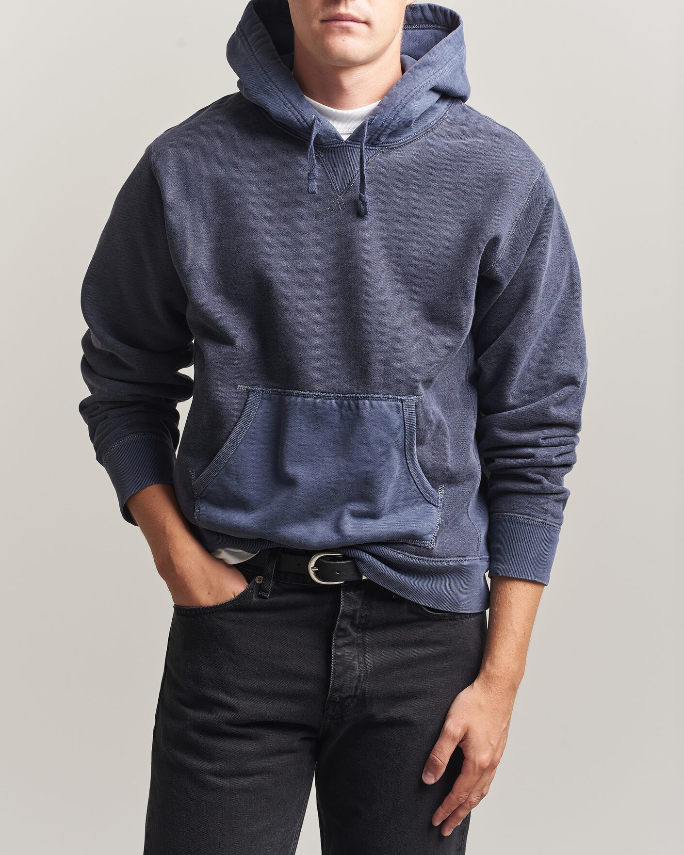 Uomini | Maglieria | RRL | Hooded Sweatshirt Navy