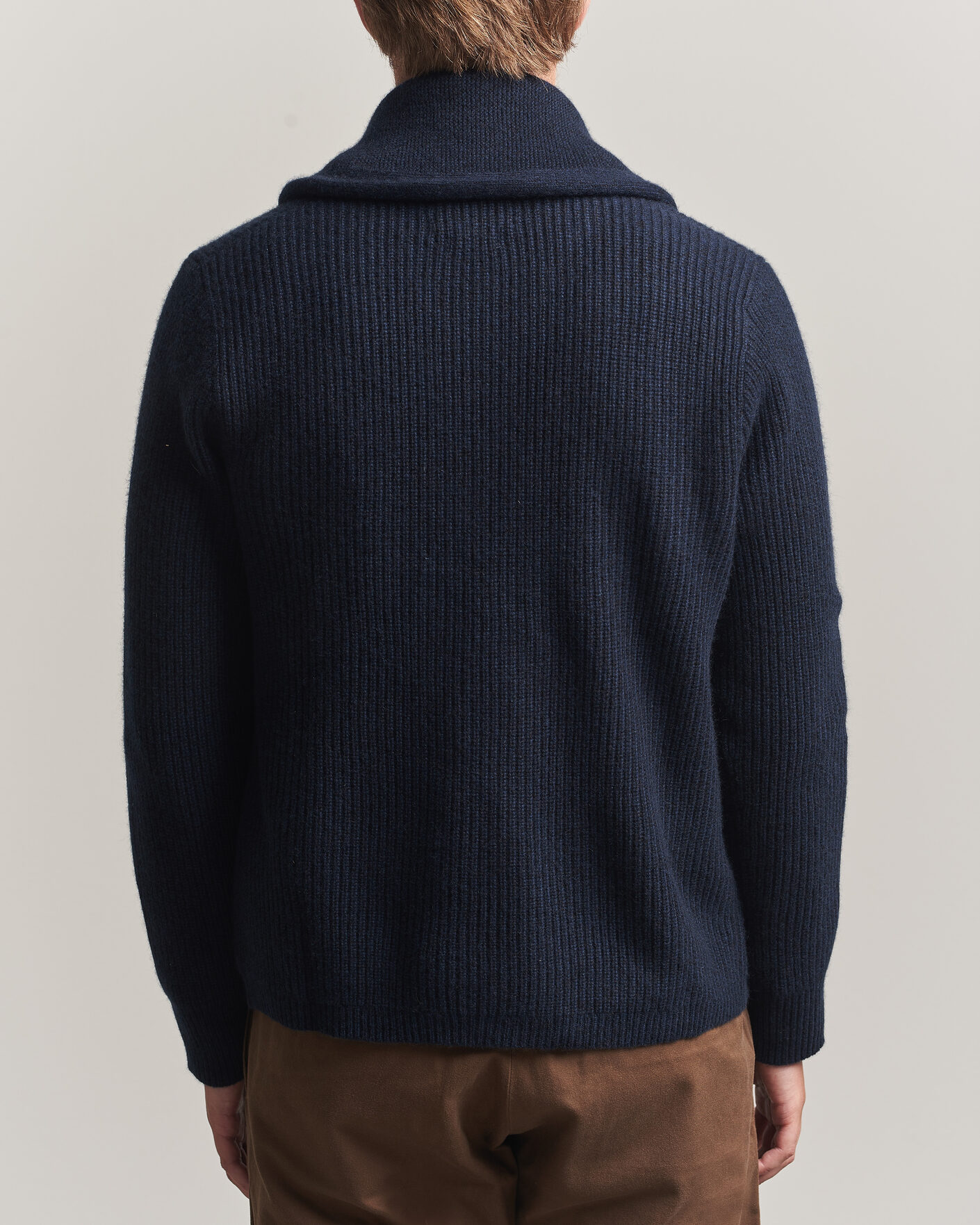 Uomini | Maglieria | RRL | Cashmere Shawl Collar Cardigan Navy