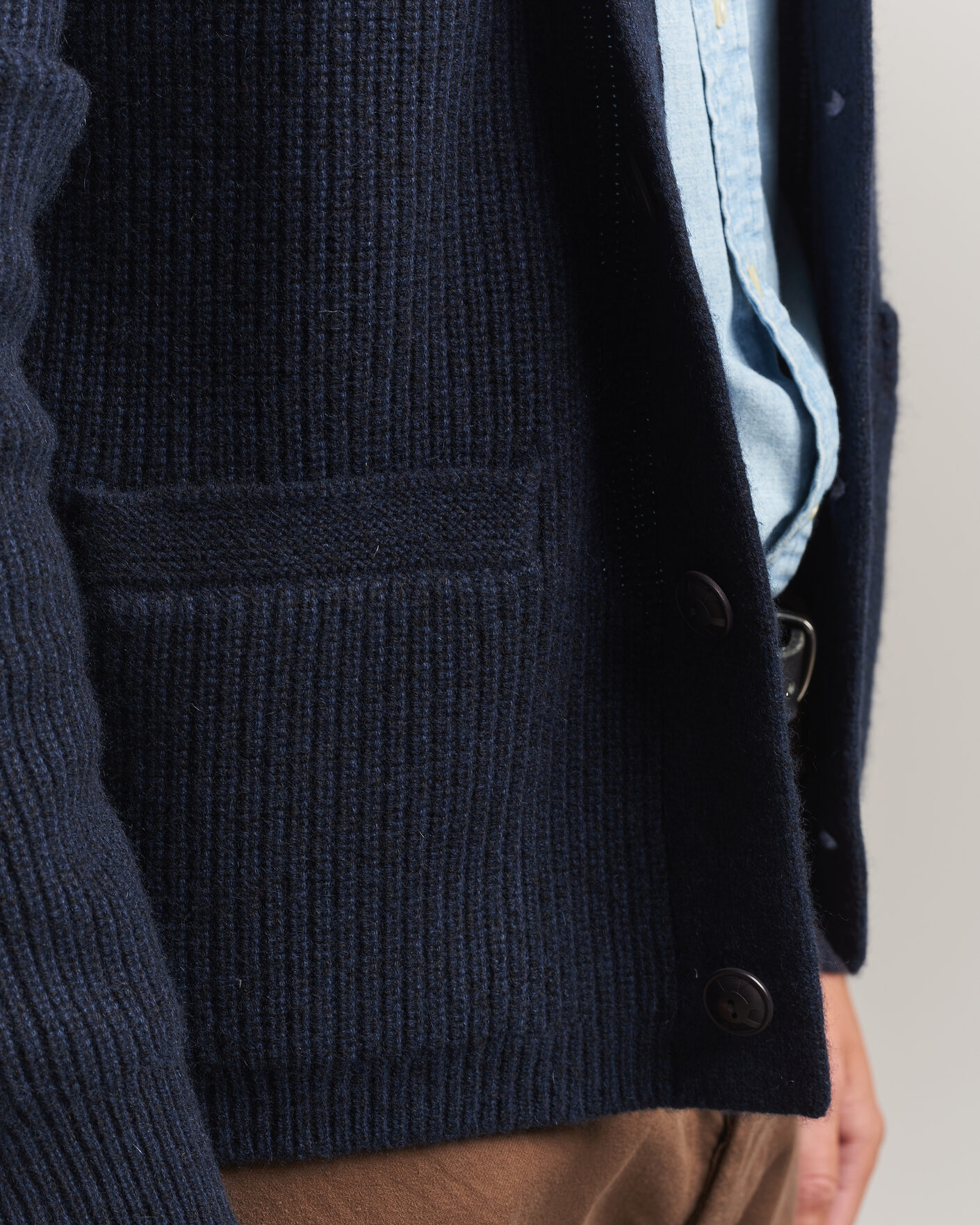 Uomini | Maglieria | RRL | Cashmere Shawl Collar Cardigan Navy