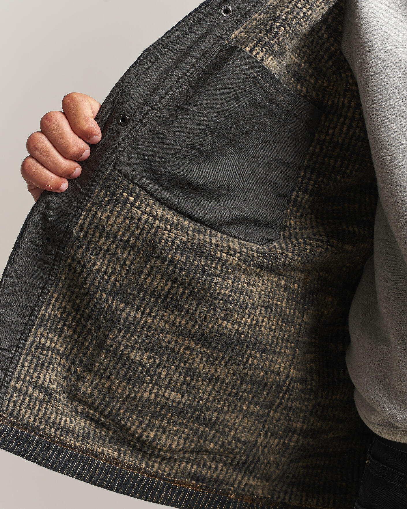 Uomini | Maglieria | RRL | Charles Cardigan Jacket Charcoal