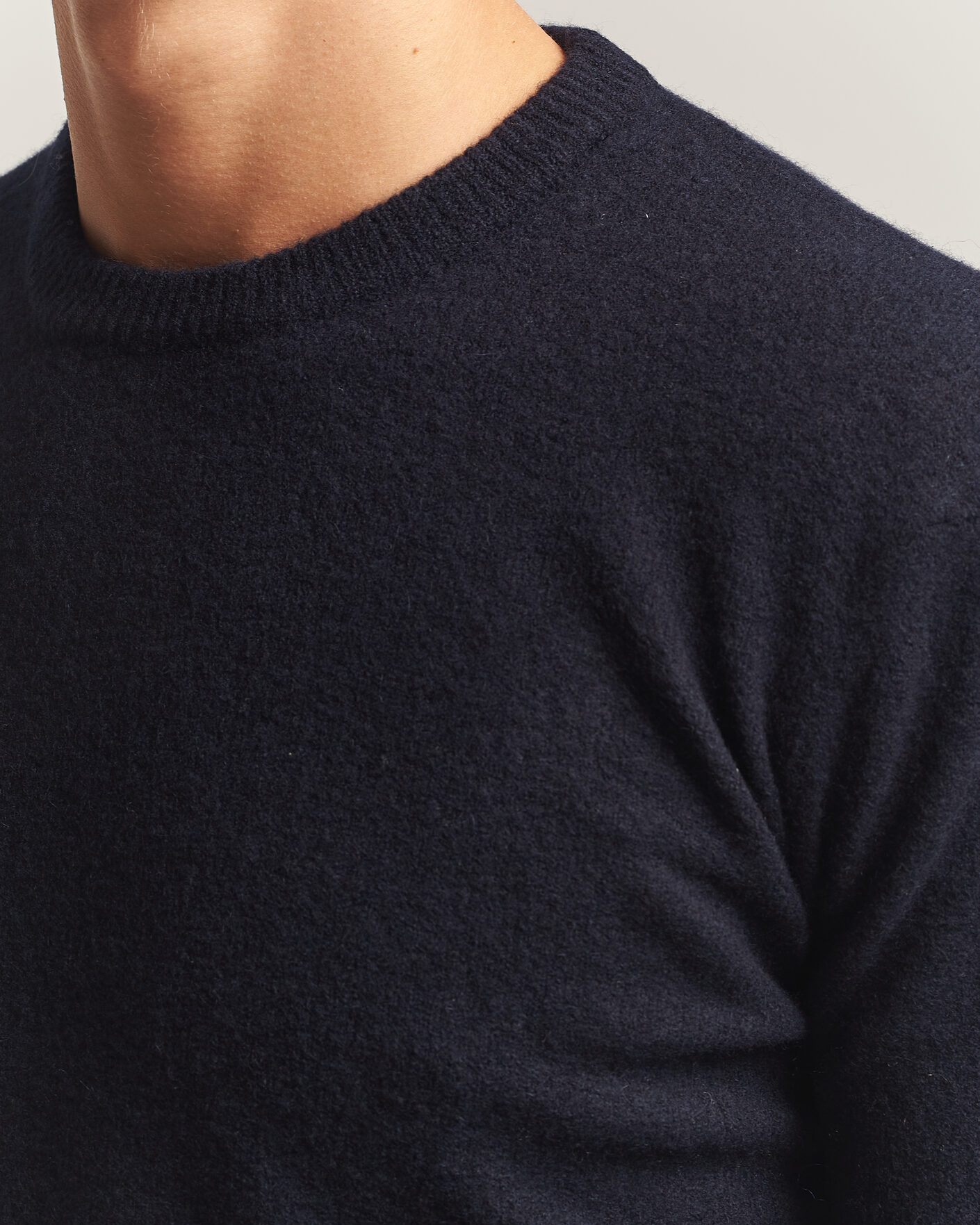 Uomini | Maglieria | Altea | Cloud Cashmere Blend Sweater Navy