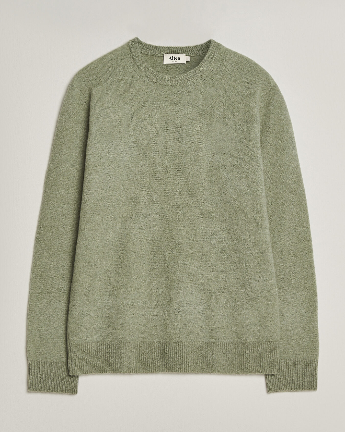Uomini | Maglieria | Altea | Cloud Cashmere Blend Sweater Mint Green