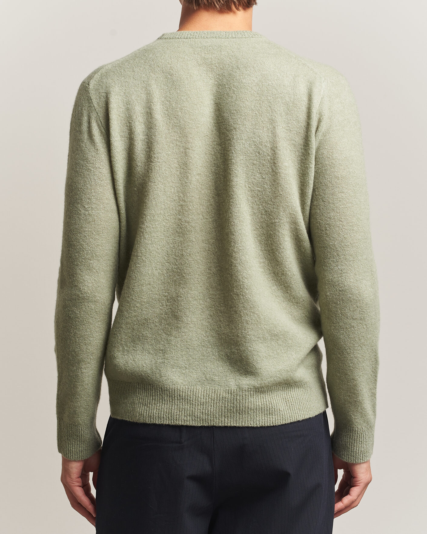 Uomini | Maglieria | Altea | Cloud Cashmere Blend Sweater Mint Green