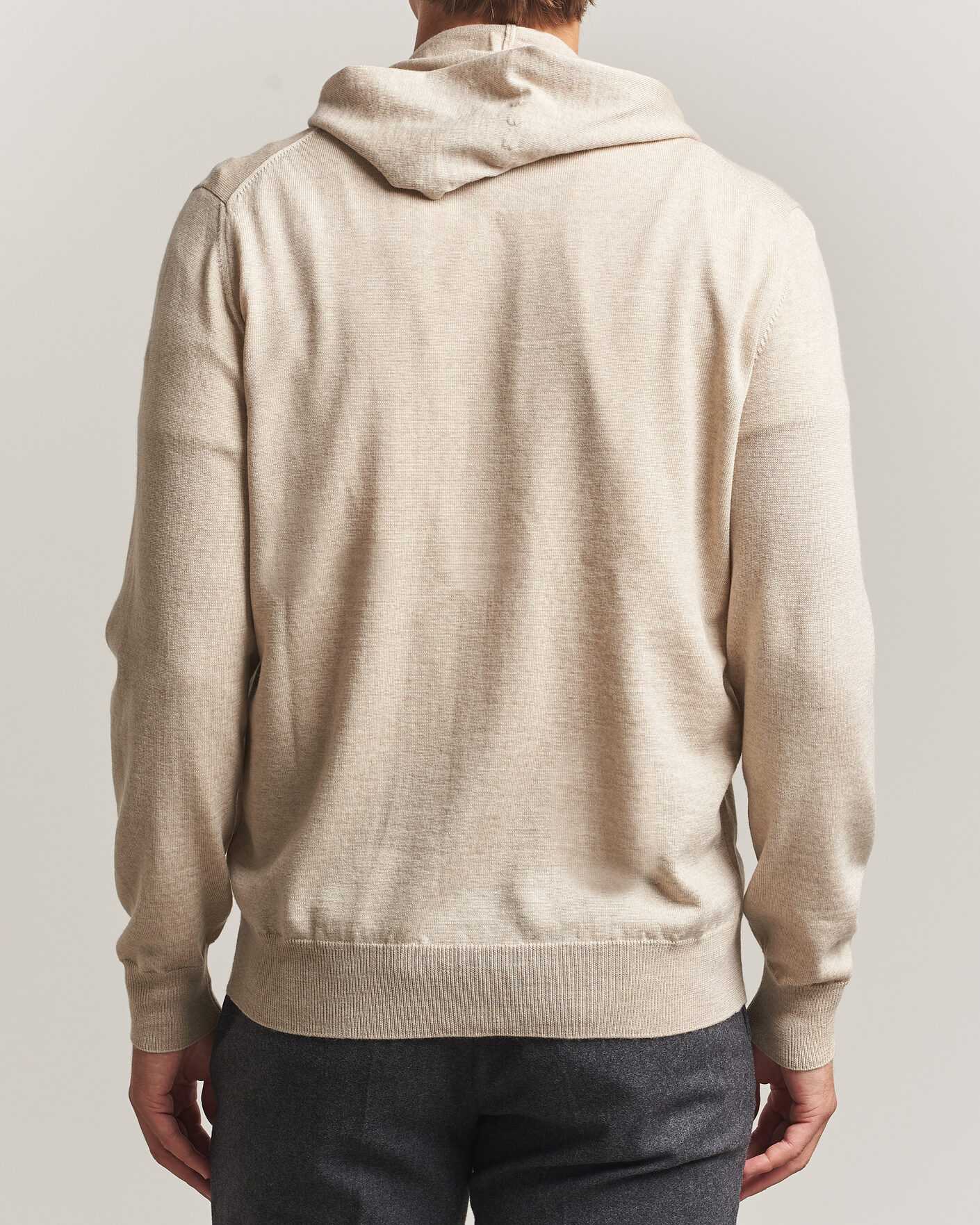 Uomini | Maglieria | Altea | Merino Wool Cardigan Beige