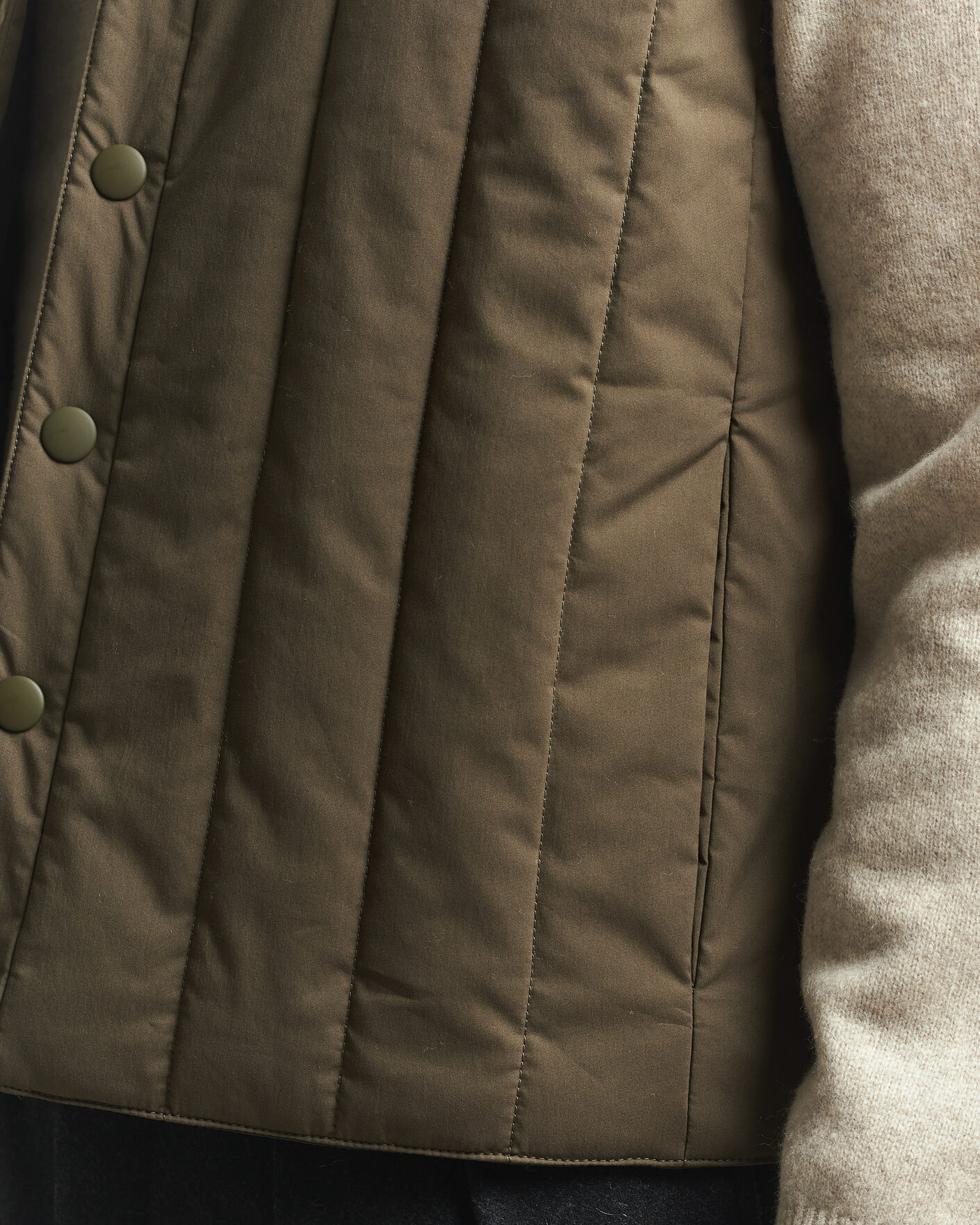 Uomini | Gilet | Aspesi | Quilted Liner Military