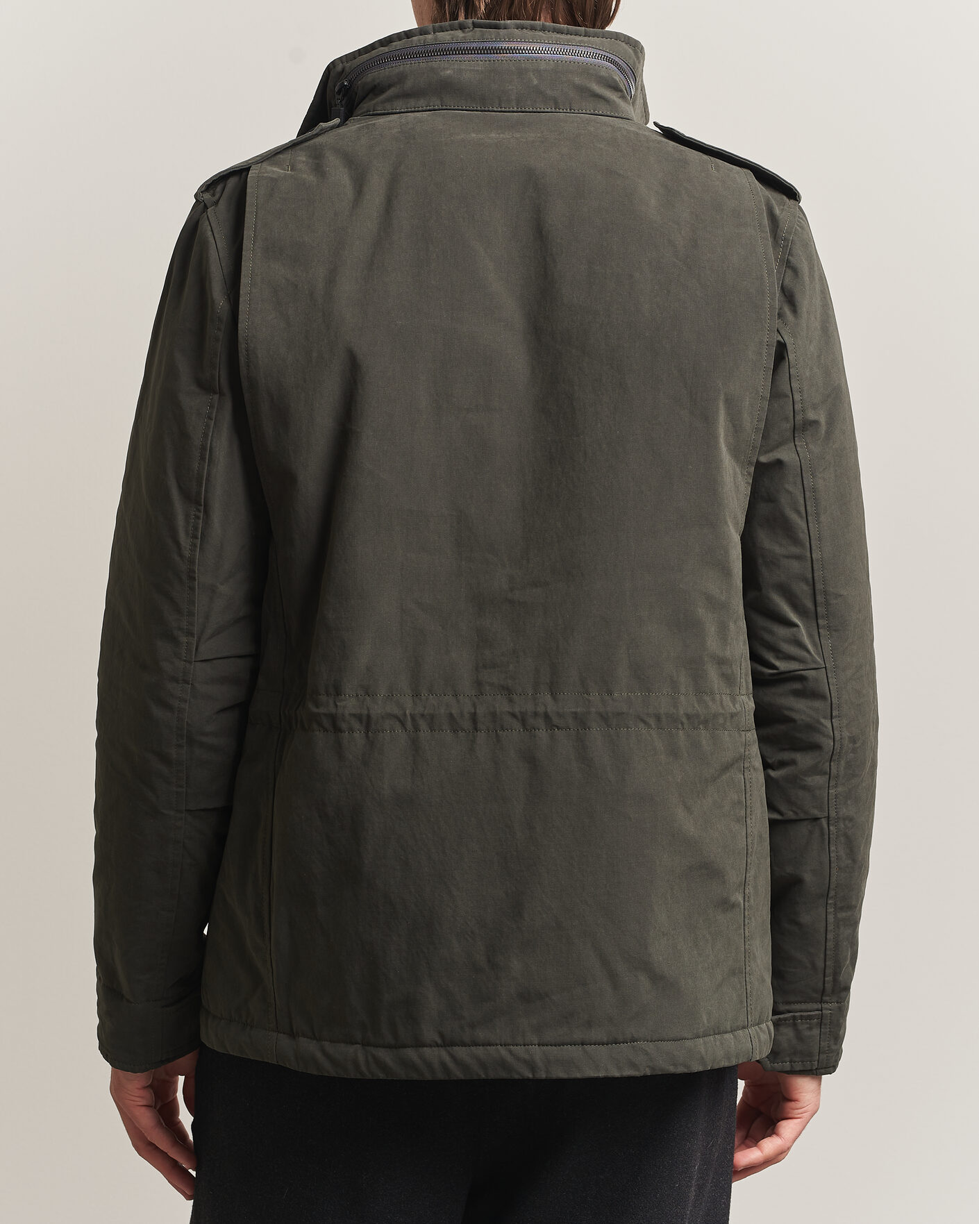 Uomini | Giacche | Aspesi | Lined Cotton Field Jacket Grey
