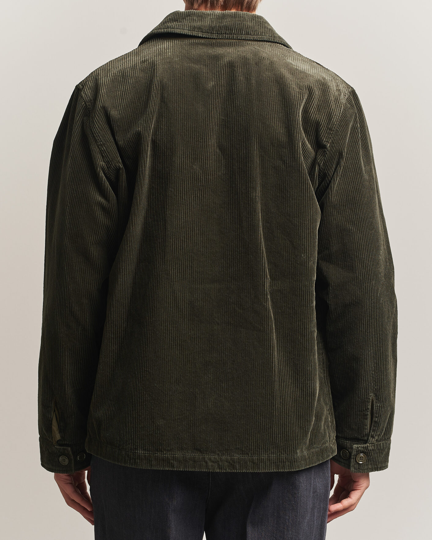 Uomini | Giacche | Aspesi | Tigre Corduroy Shirt Jacket Military