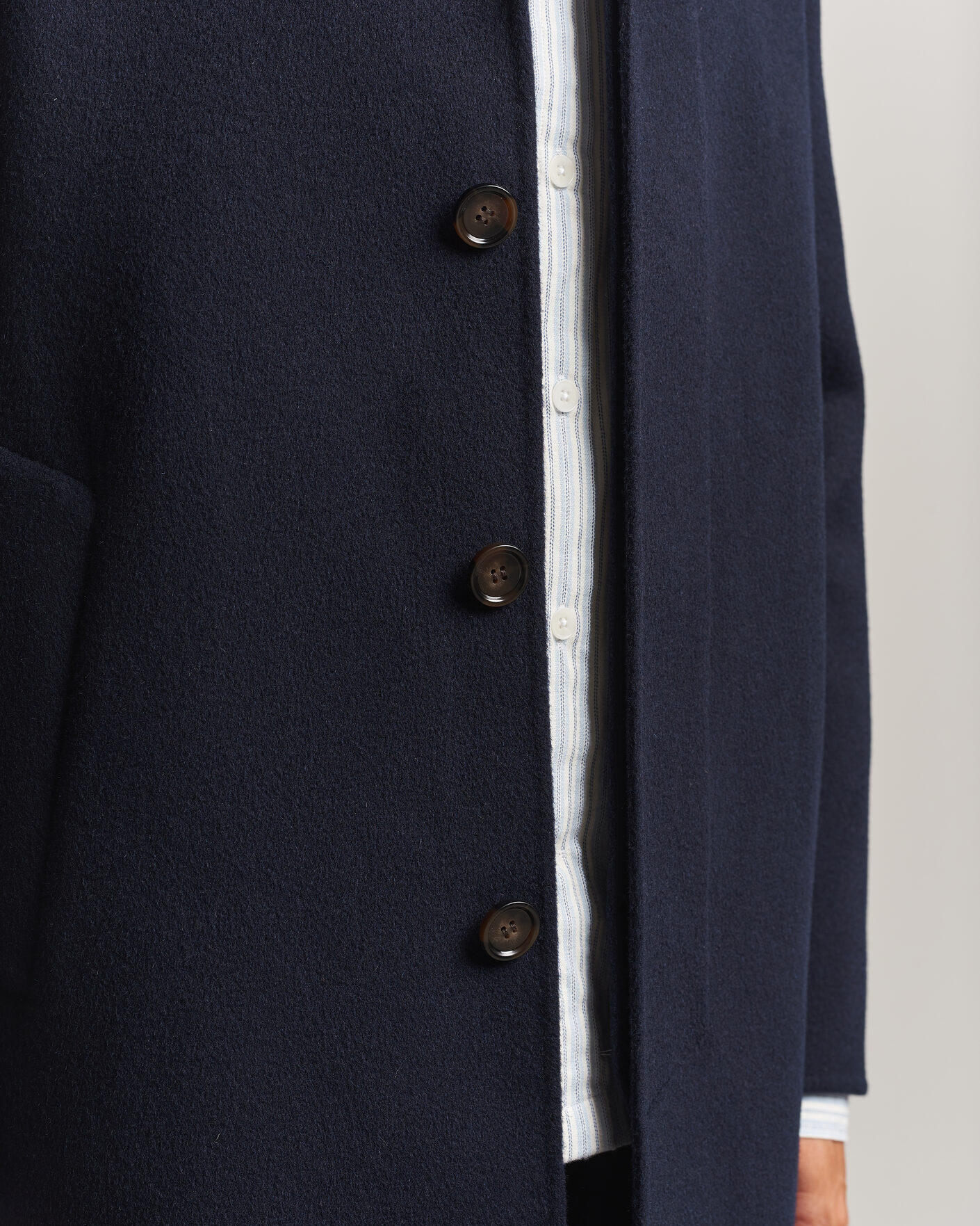 Uomini | Giacche | Aspesi | Double Wool Coat Navy