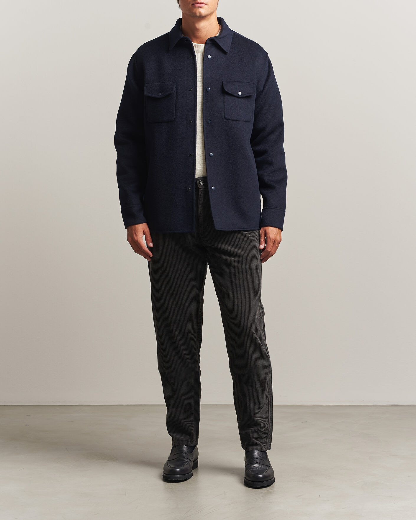 Uomini | Pantaloni | Aspesi | Corduroy Pants Dark Brown