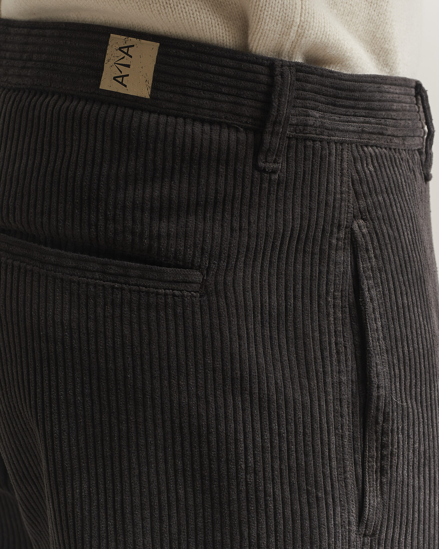 Uomini | Pantaloni | Aspesi | Corduroy Pants Dark Brown