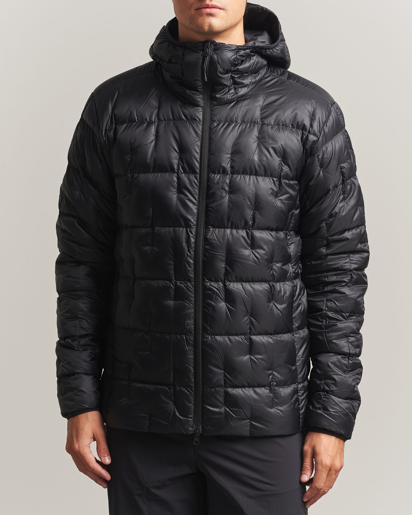 Uomini | Giacche | Haglöfs | Hede Down Hood Jacket True Black