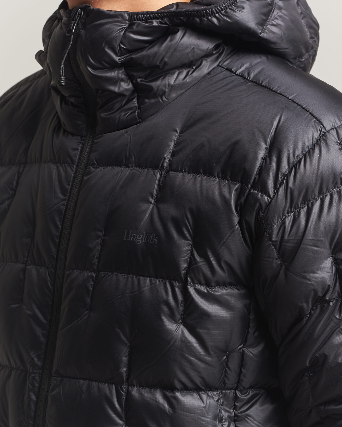 Uomini | Giacche | Haglöfs | Hede Down Hood Jacket True Black