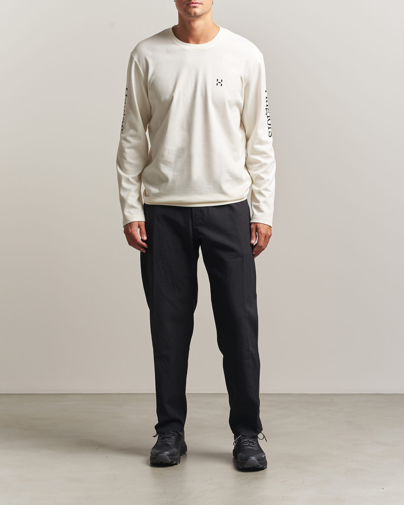 Uomini | T-shirt | Haglöfs | Long Sleeve T-Shirt Soft White