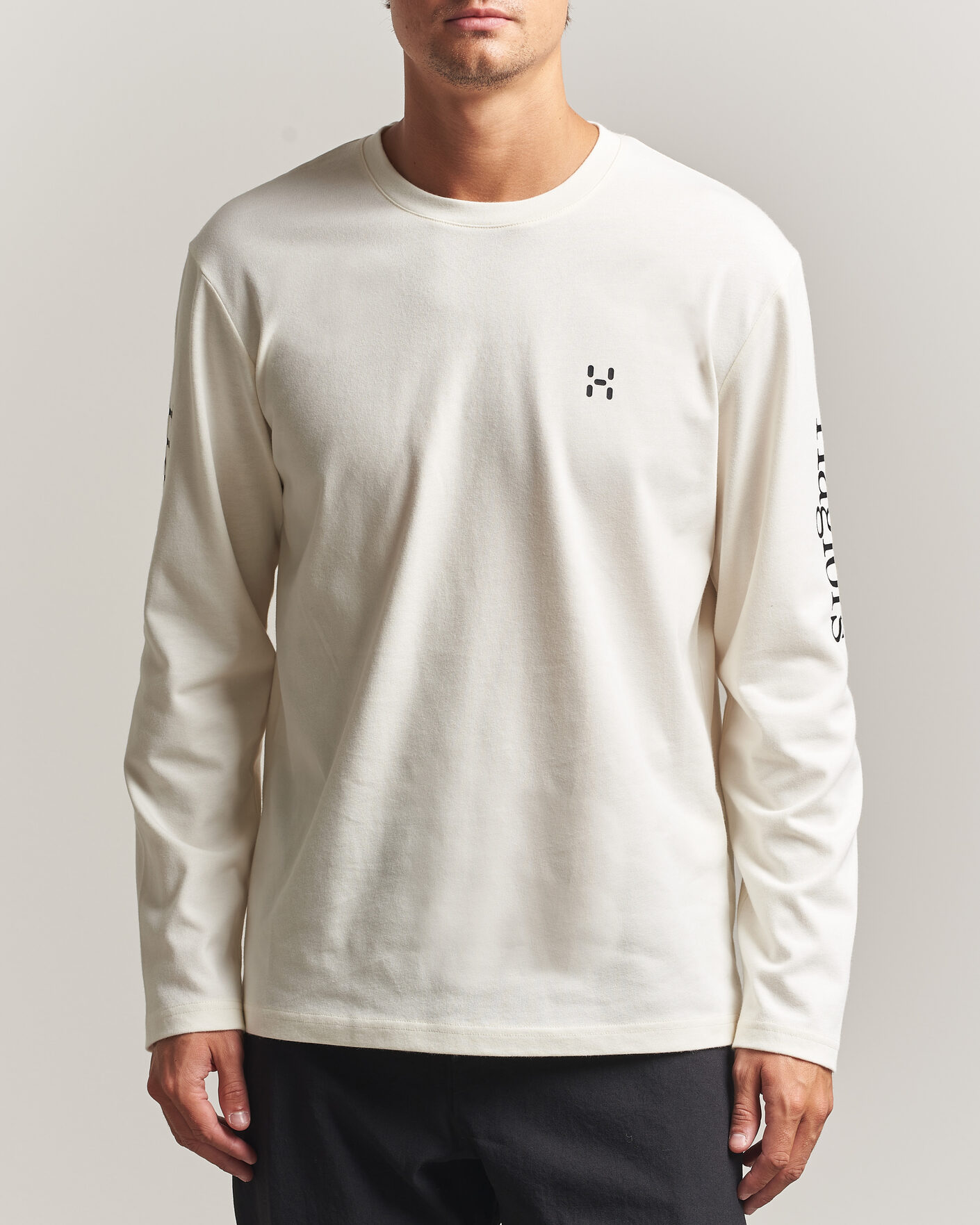 Uomini | T-shirt | Haglöfs | Long Sleeve T-Shirt Soft White