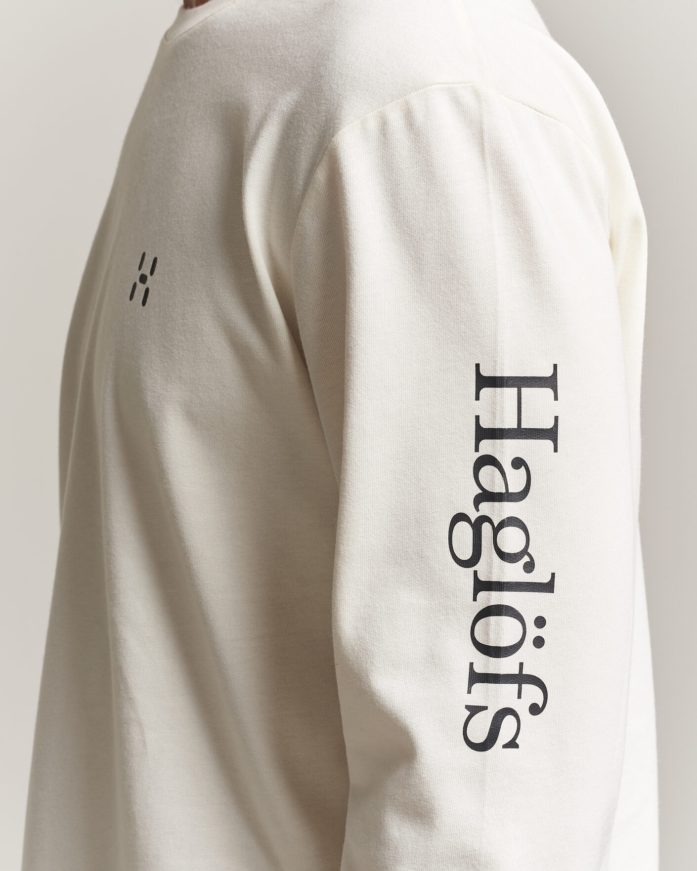 Uomini | T-shirt | Haglöfs | Long Sleeve T-Shirt Soft White