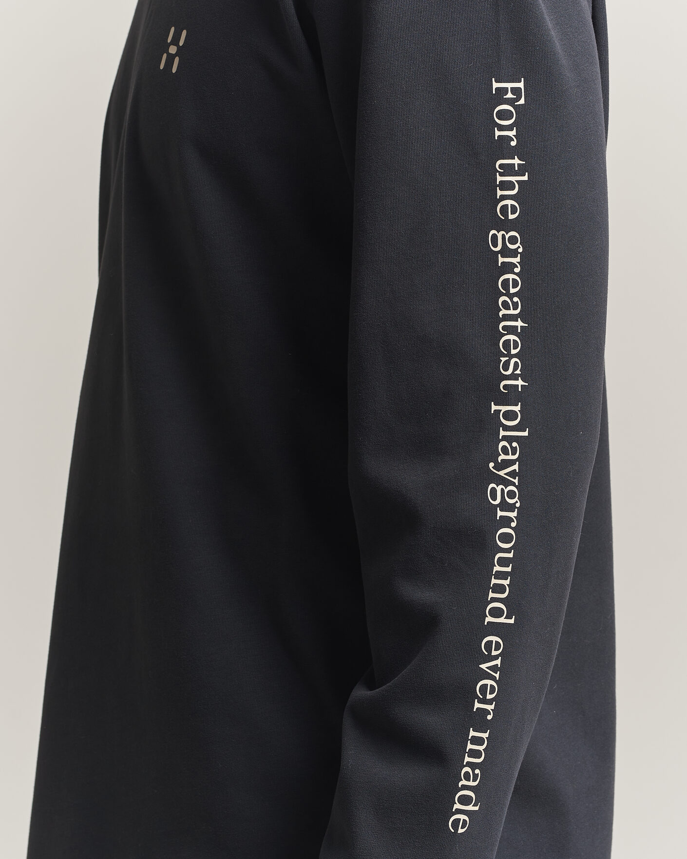 Uomini | T-shirt | Haglöfs | Long Sleeve T-Shirt True Black