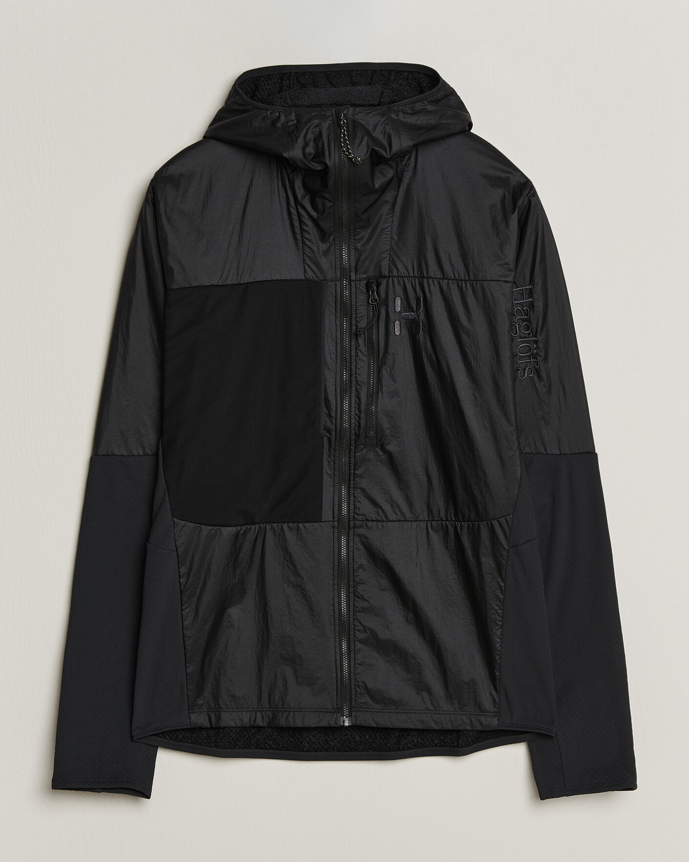 Uomini | Giacche | Haglöfs | Nallo Touring Hybrid Mid Layer Jacket True Black