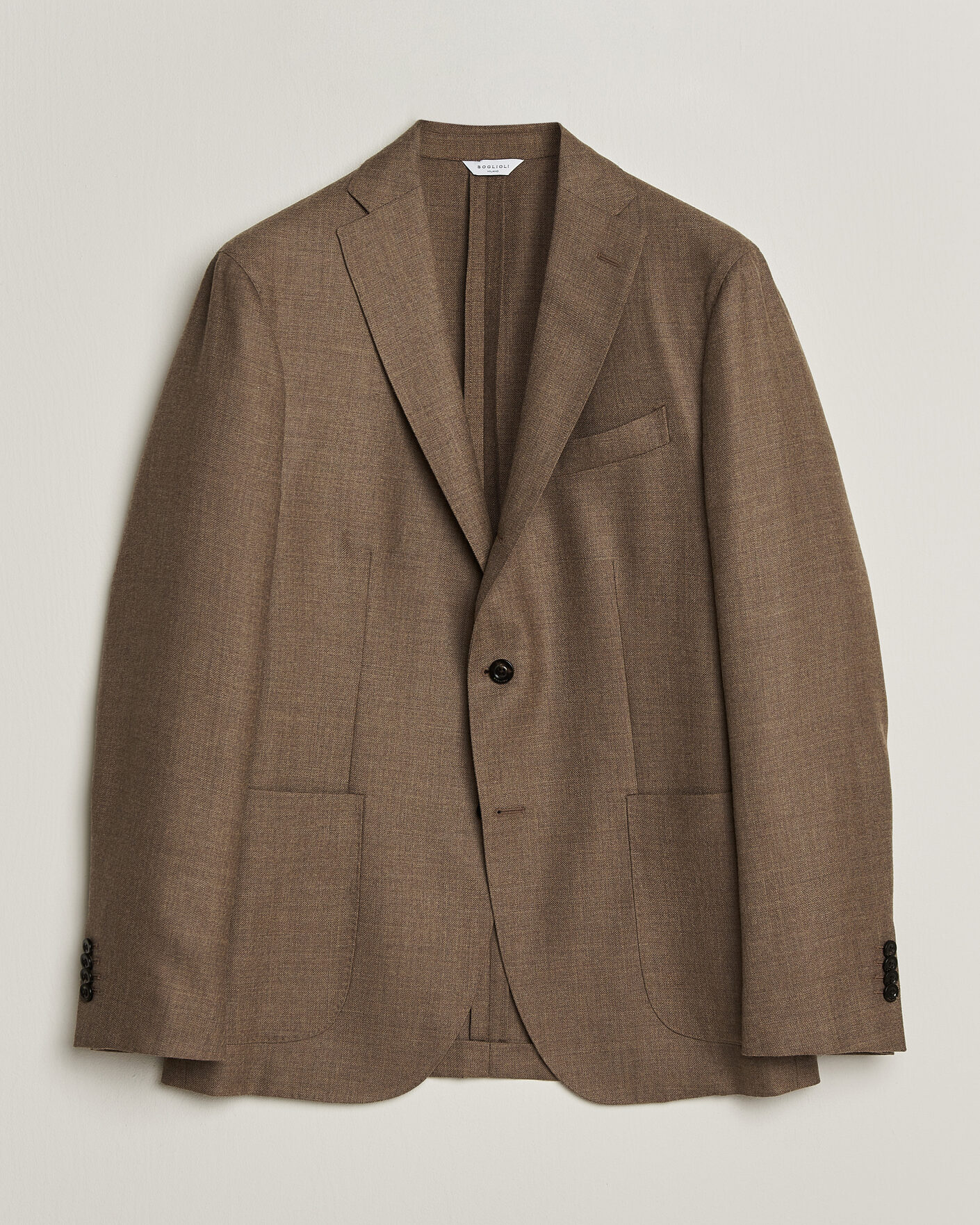 Uomini | Blazers | Boglioli | K Jacket Wool Hopsack Blazer Beige