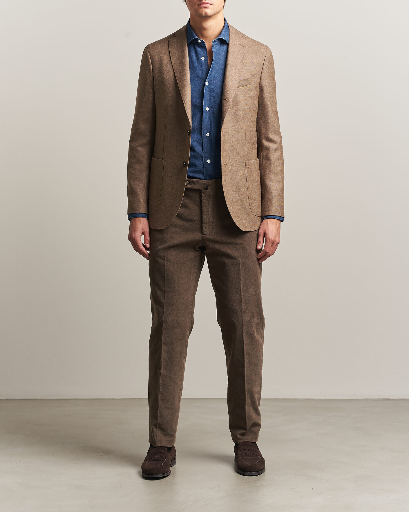 Uomini | Blazers | Boglioli | K Jacket Wool Hopsack Blazer Beige