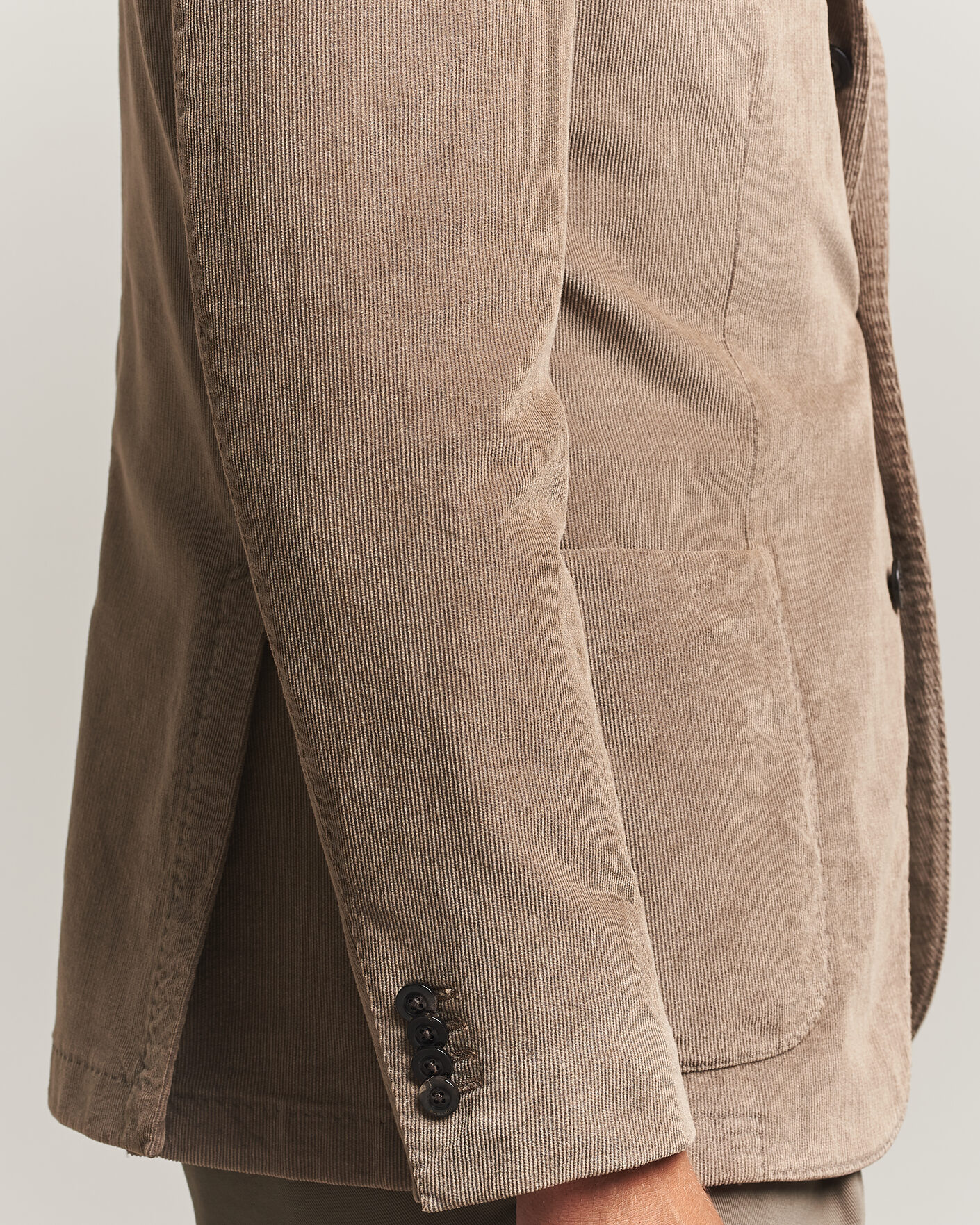Uomini | Blazers | Boglioli | K Jacket Corduroy Blazer Taupe