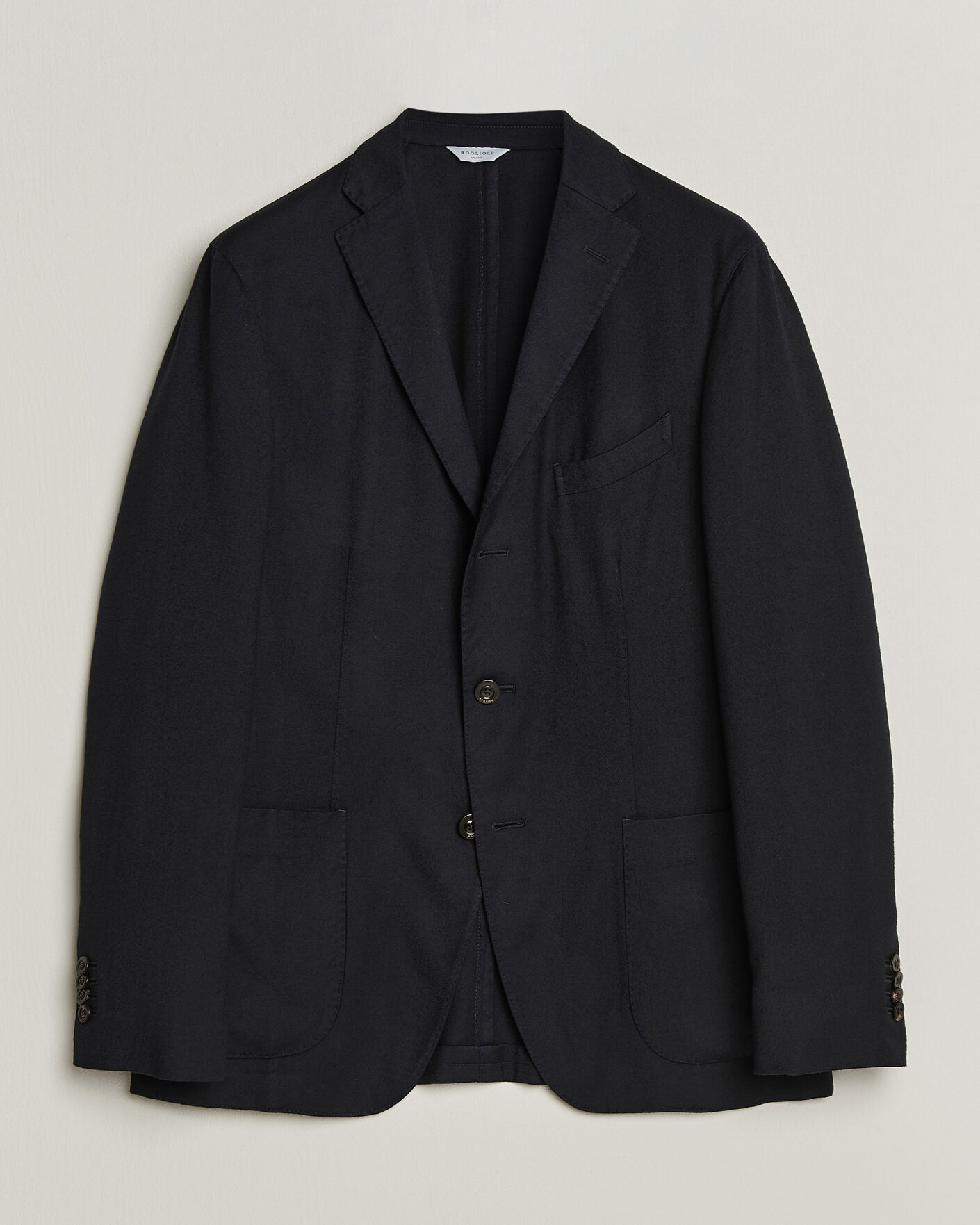 Uomini | Blazers | Boglioli | K Jacket Soft Touch Flannel Blazer Navy