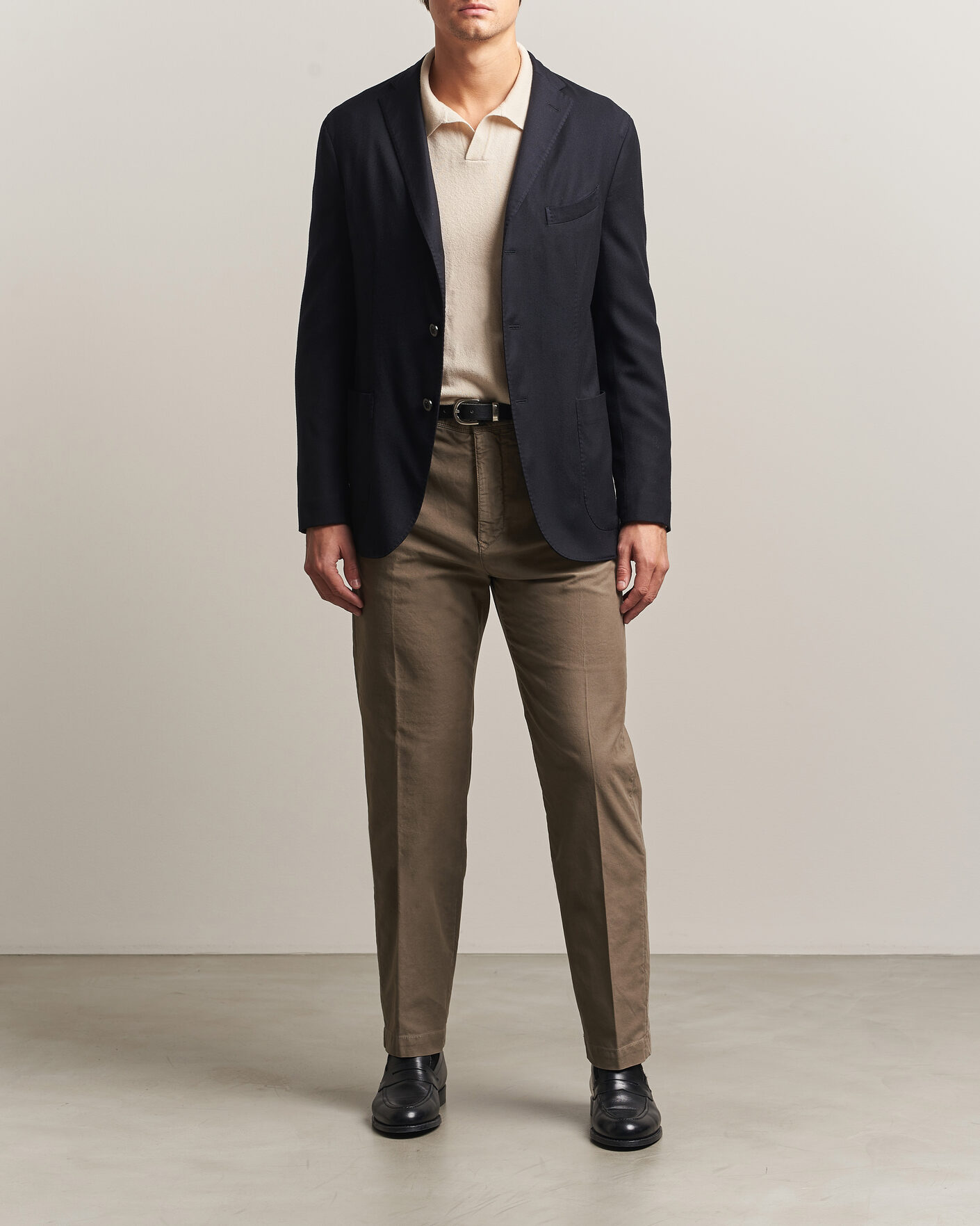 Uomini | Blazers | Boglioli | K Jacket Soft Touch Flannel Blazer Navy