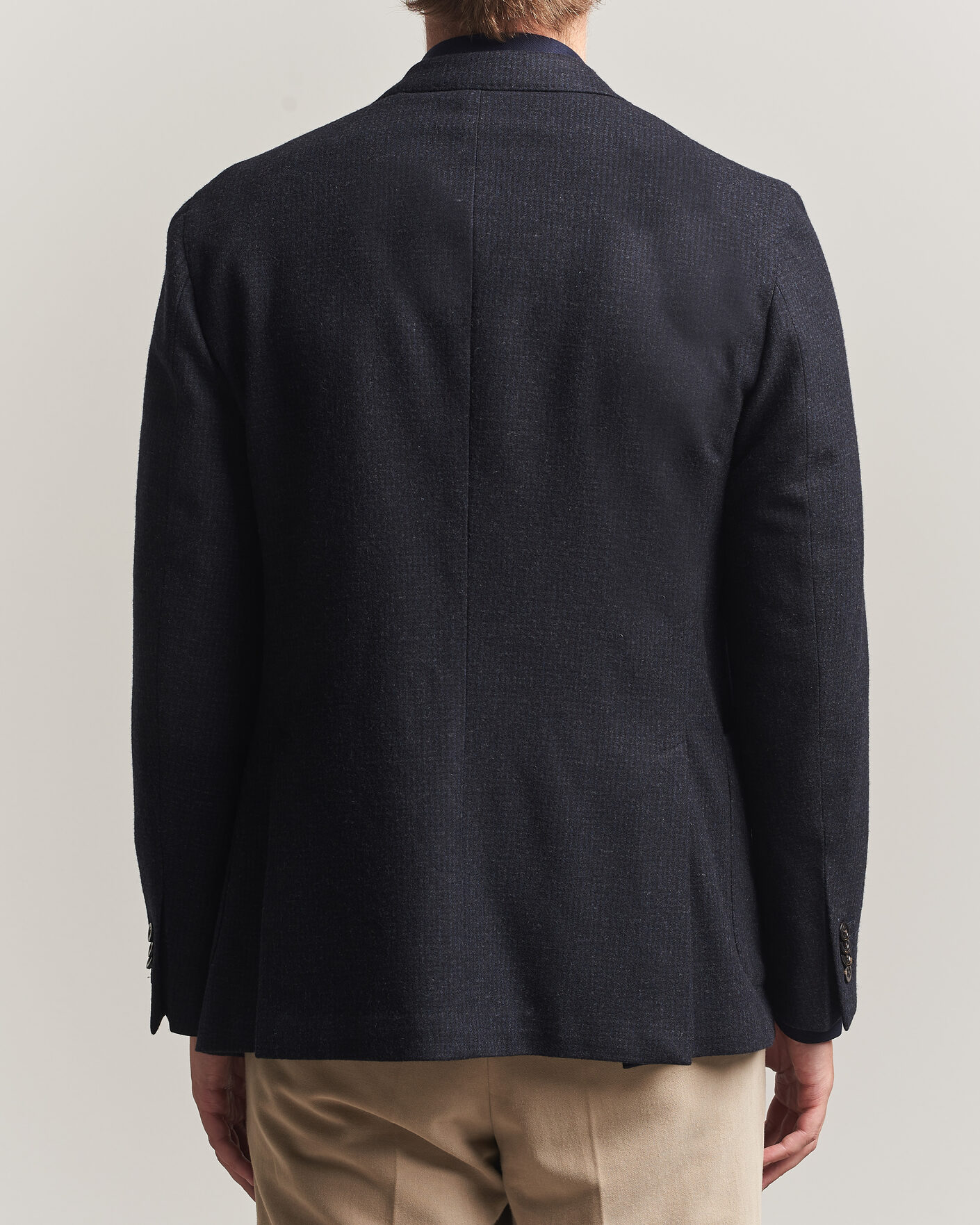 Uomini | Blazers | Boglioli | K Jacket Wool Houndstooth Blazer Navy