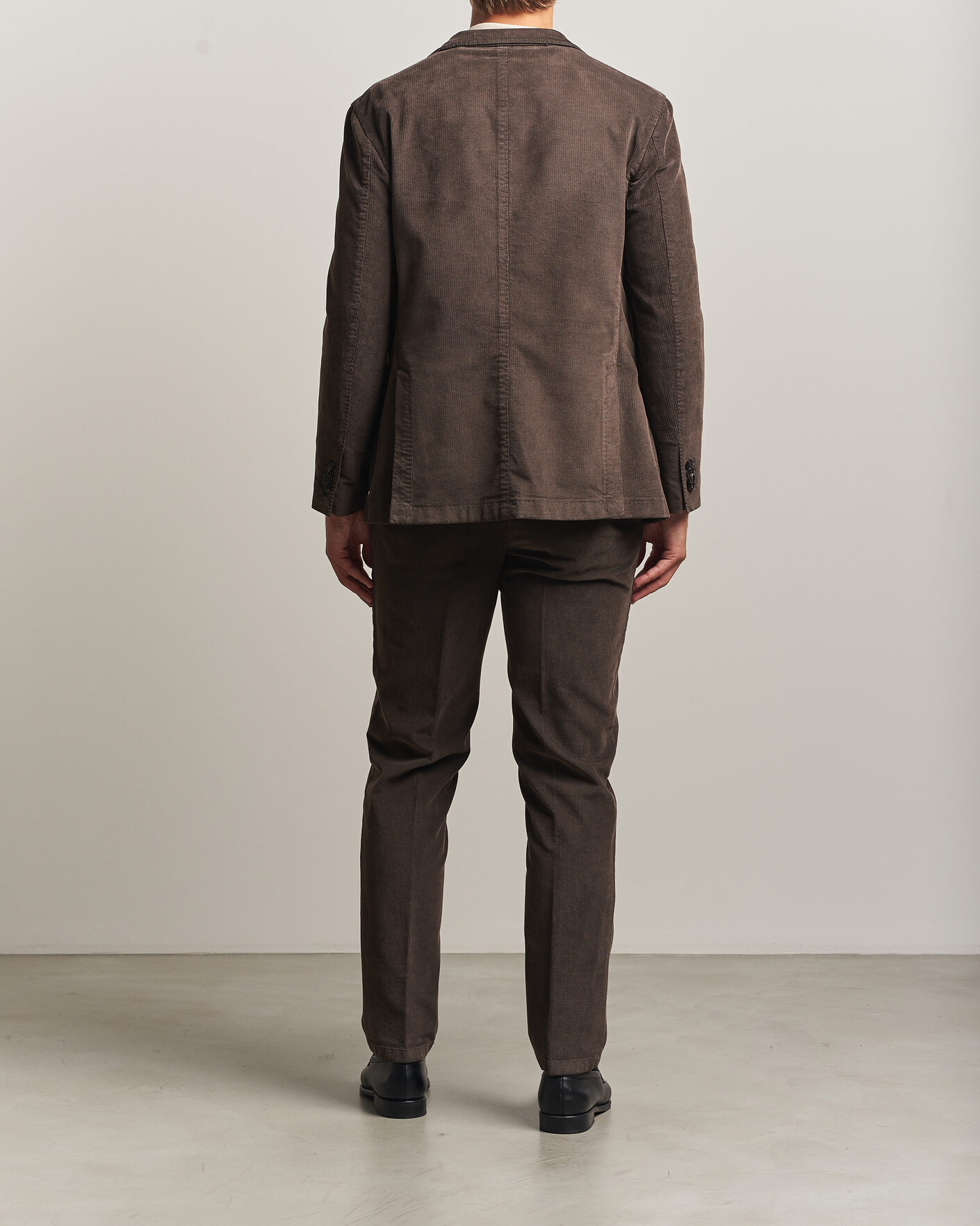 Uomini | Abiti | Boglioli | K Jacket Baby Corduroy Suit Dark Brown