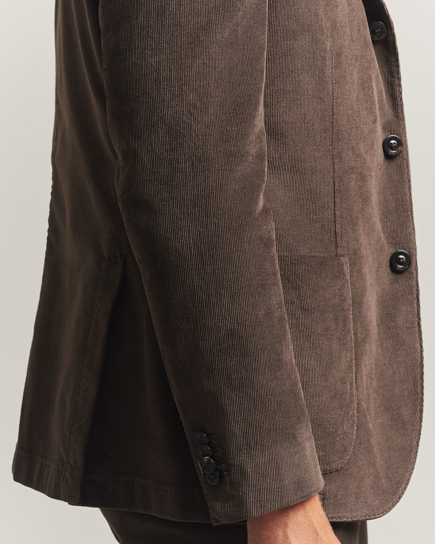 Uomini | Abiti | Boglioli | K Jacket Baby Corduroy Suit Dark Brown