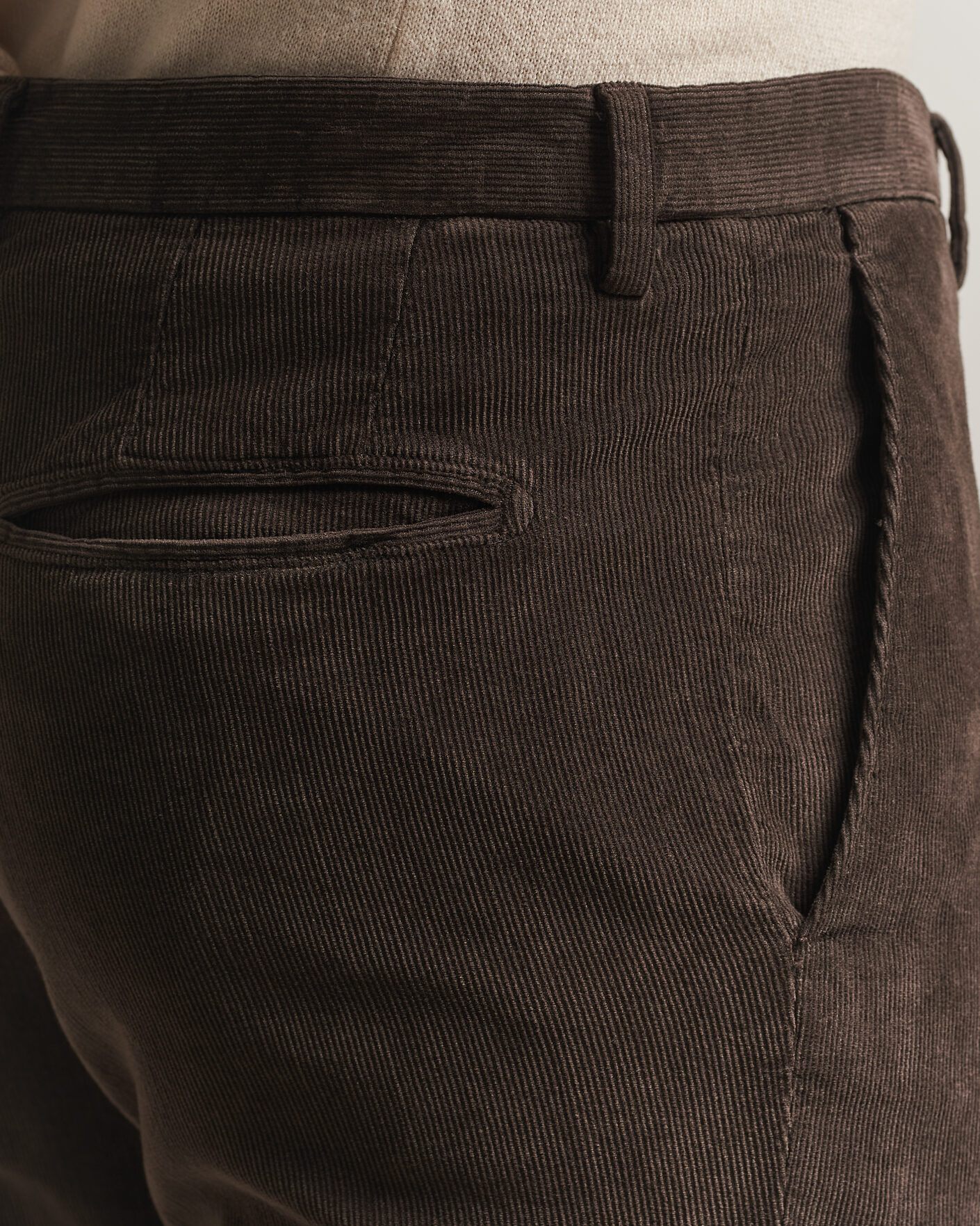 Uomini | Abiti | Boglioli | K Jacket Baby Corduroy Suit Dark Brown