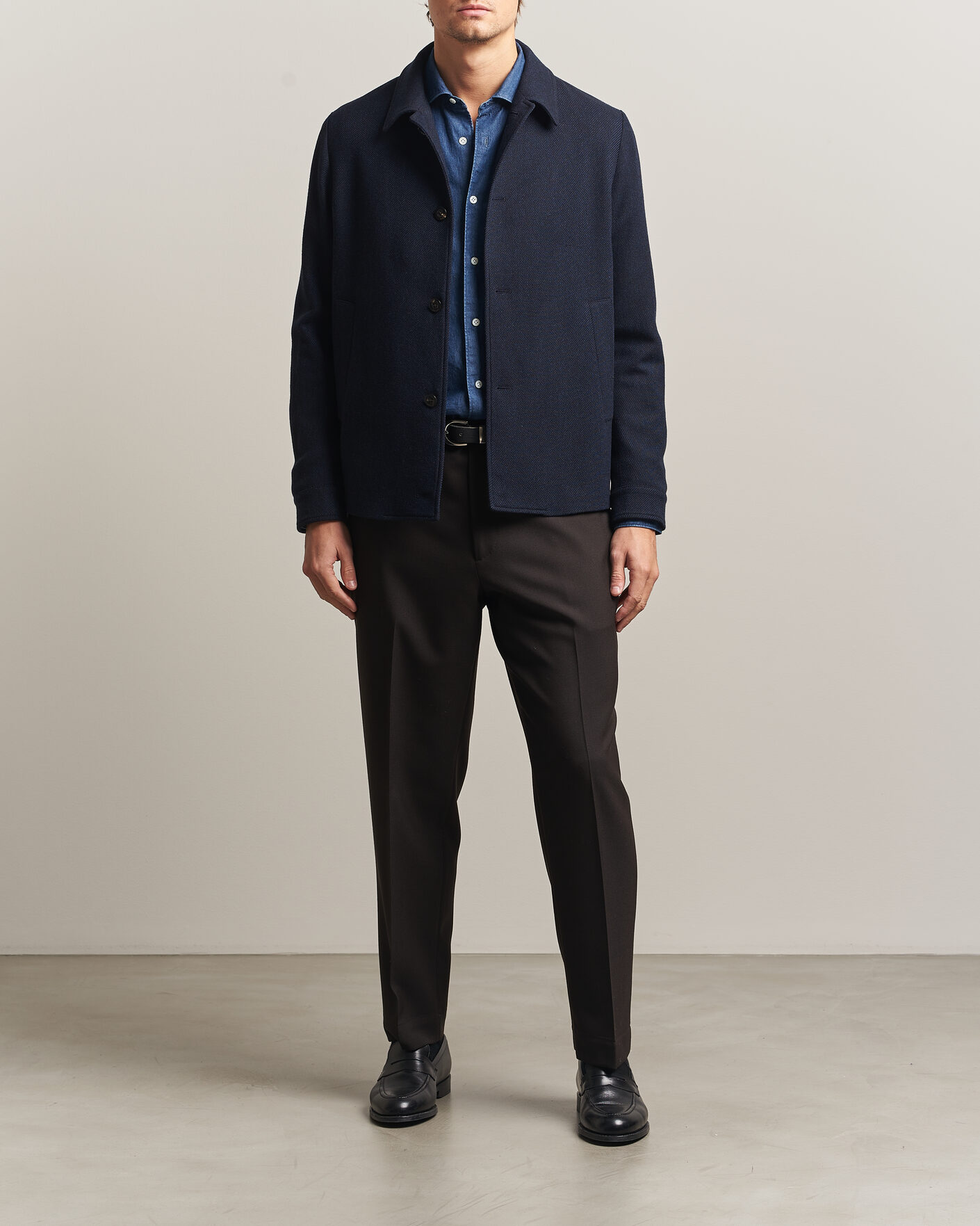 Uomini | Giacche | Boglioli | Wool/Cashmere Solferino Jacket Navy