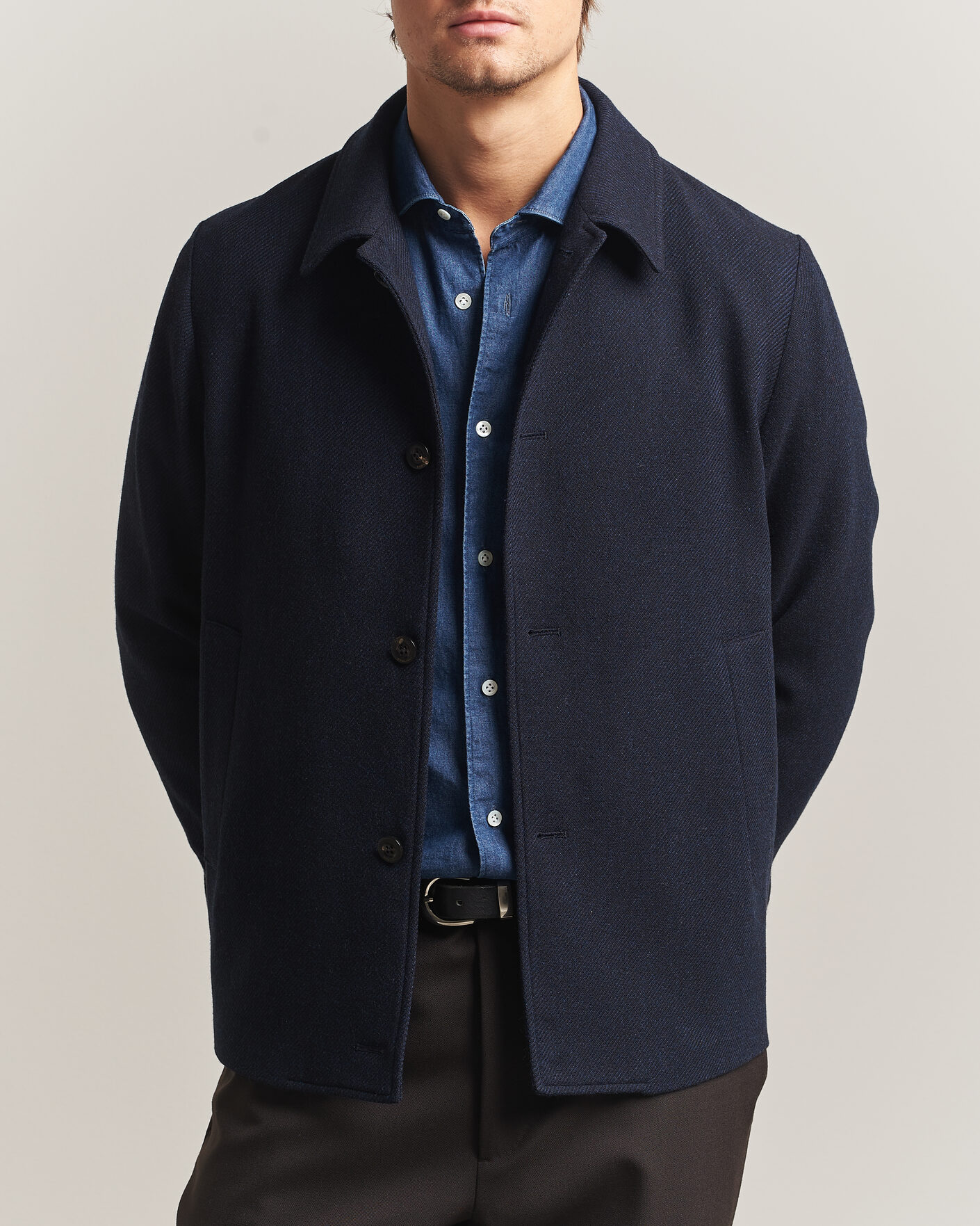 Uomini | Giacche | Boglioli | Wool/Cashmere Solferino Jacket Navy