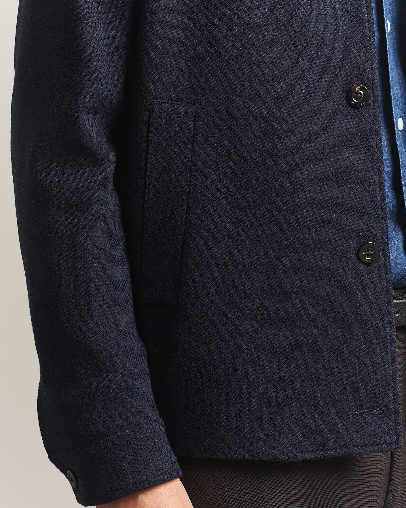 Uomini | Giacche | Boglioli | Wool/Cashmere Solferino Jacket Navy