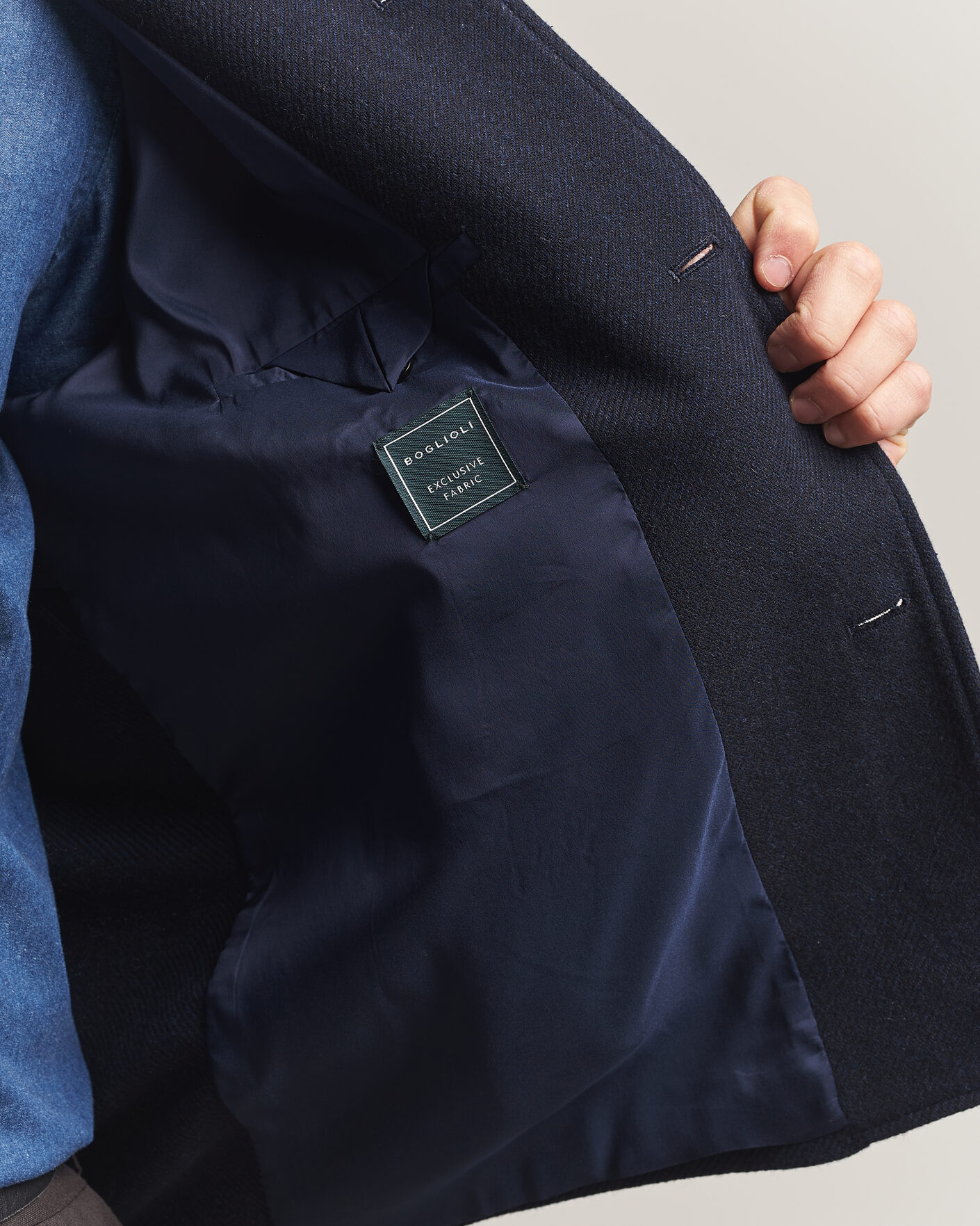 Uomini | Giacche | Boglioli | Wool/Cashmere Solferino Jacket Navy