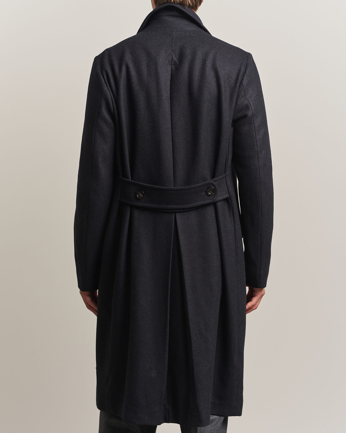 Uomini | Giacche | Boglioli | Double Breasted Wool Coat Navy