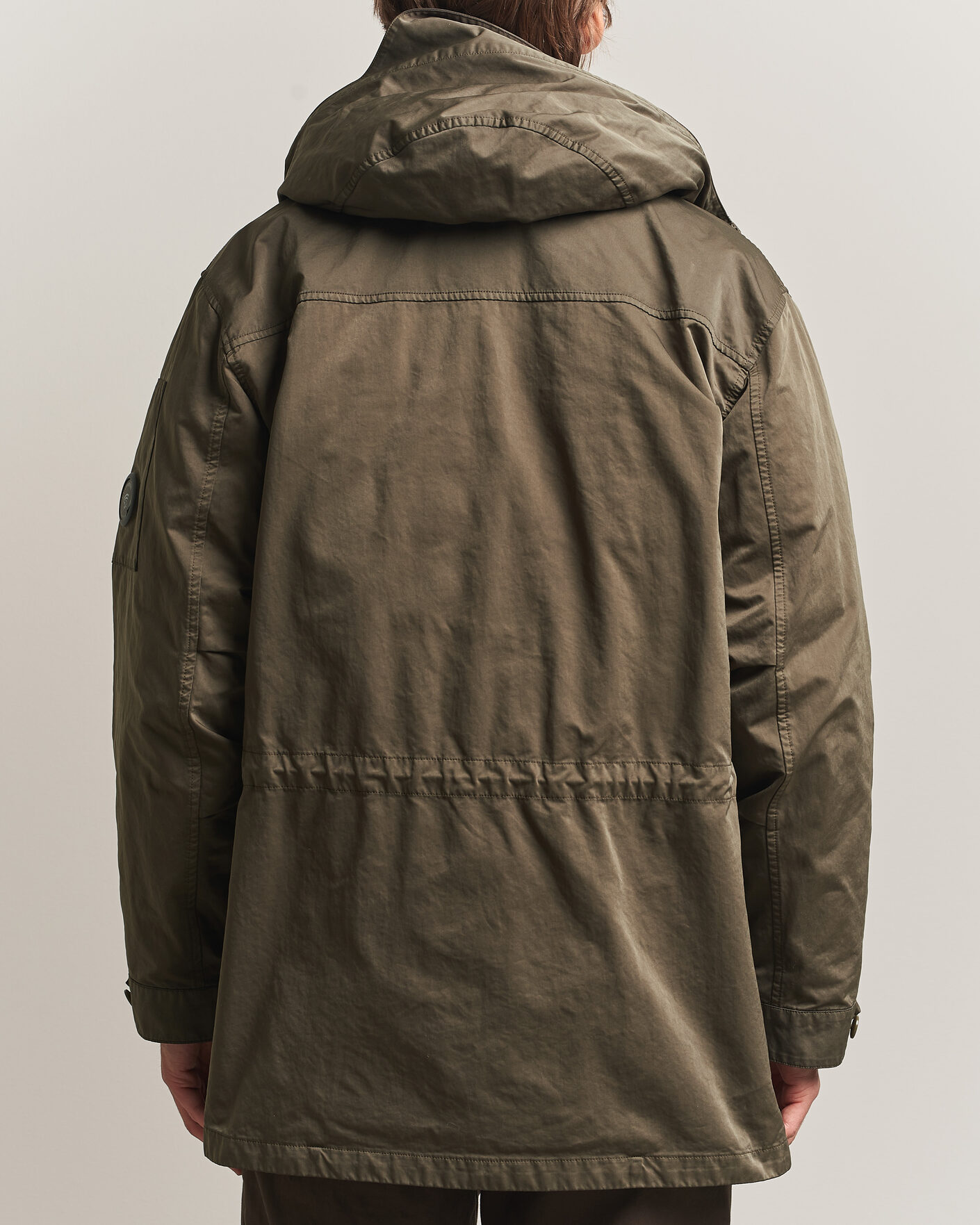 Uomini | Giacche | C.P. Company | Micro Kei 2 in 1 Nylon Parka Olive