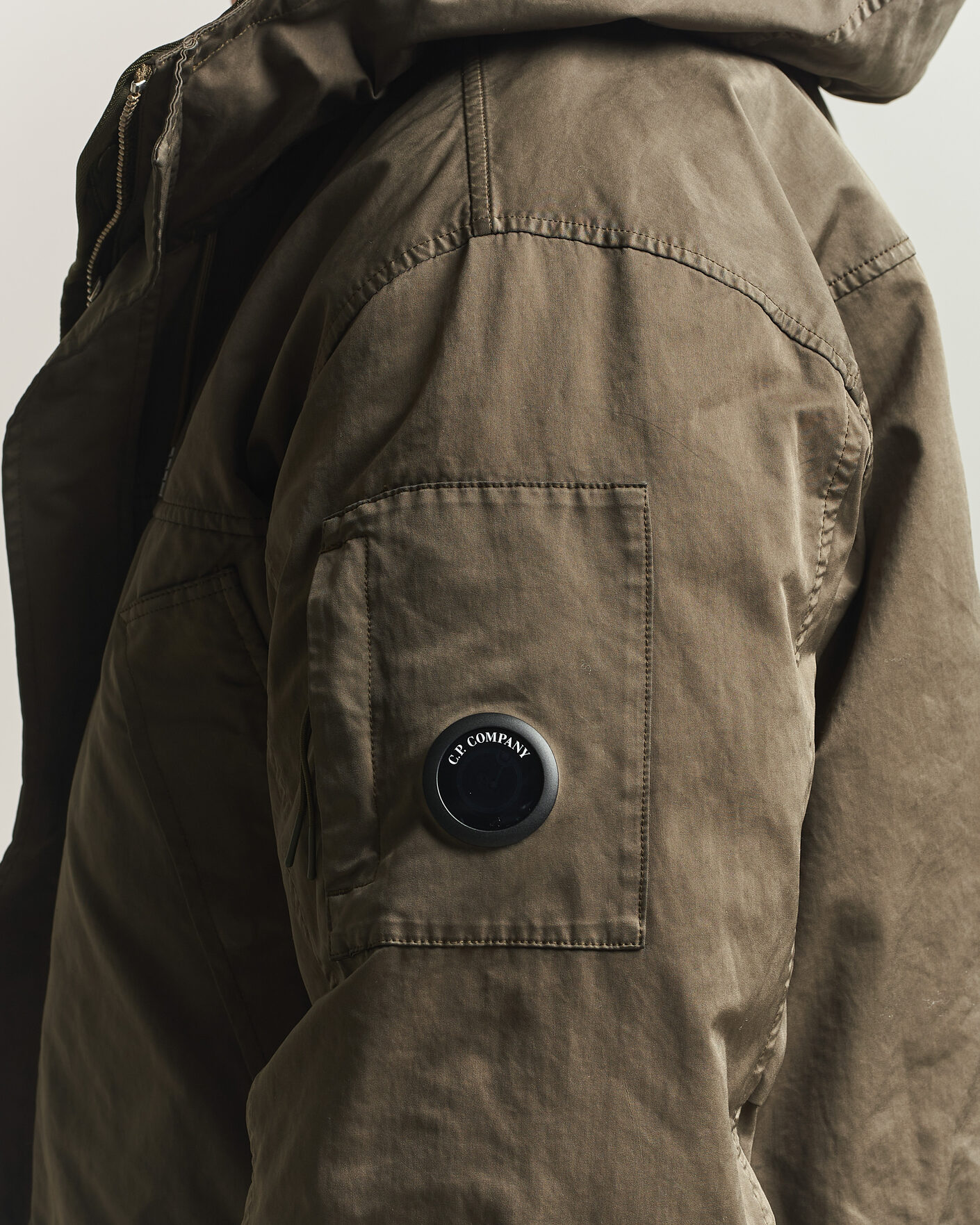 Uomini | Giacche | C.P. Company | Micro Kei 2 in 1 Nylon Parka Olive