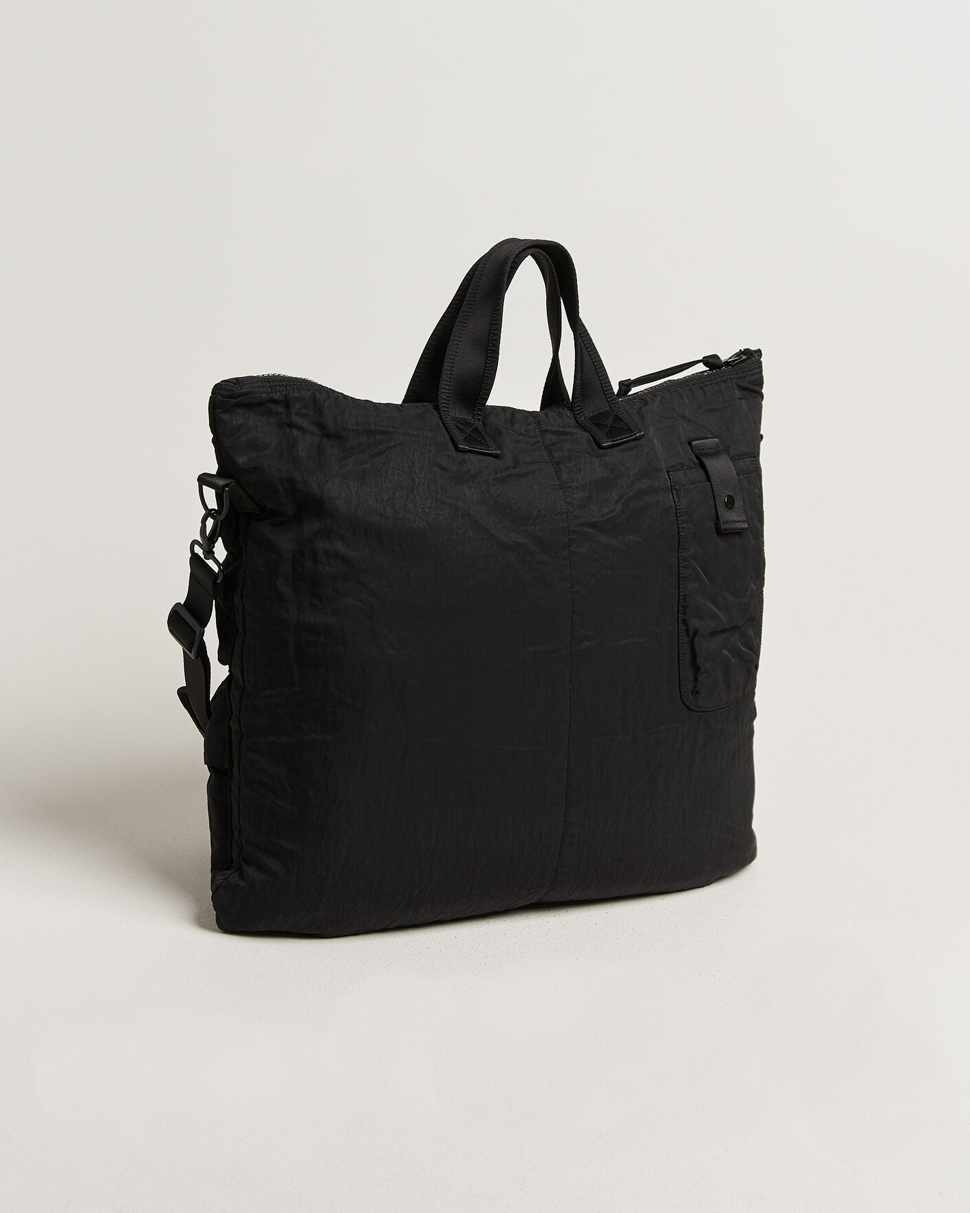 Uomini | Borse | C.P. Company | Nylon B Zip Tote Bag Black