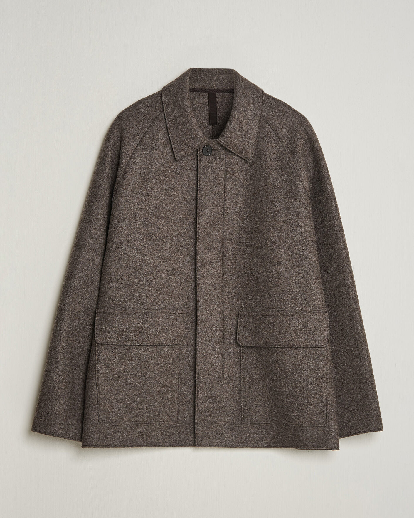 Uomini | Giacche | Harris Wharf London | Country Wool Jacket Brown/Grey