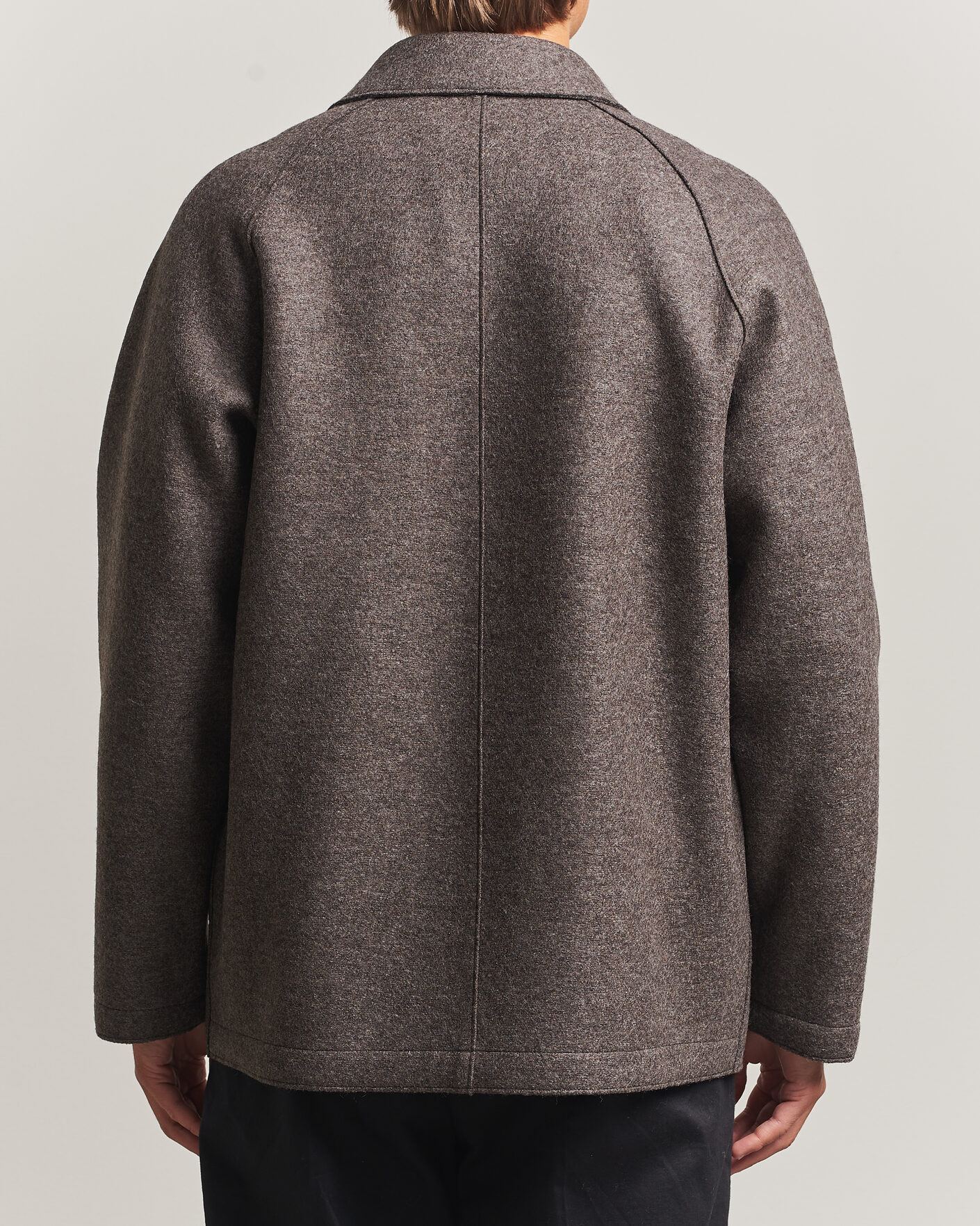 Uomini | Giacche | Harris Wharf London | Country Wool Jacket Brown/Grey