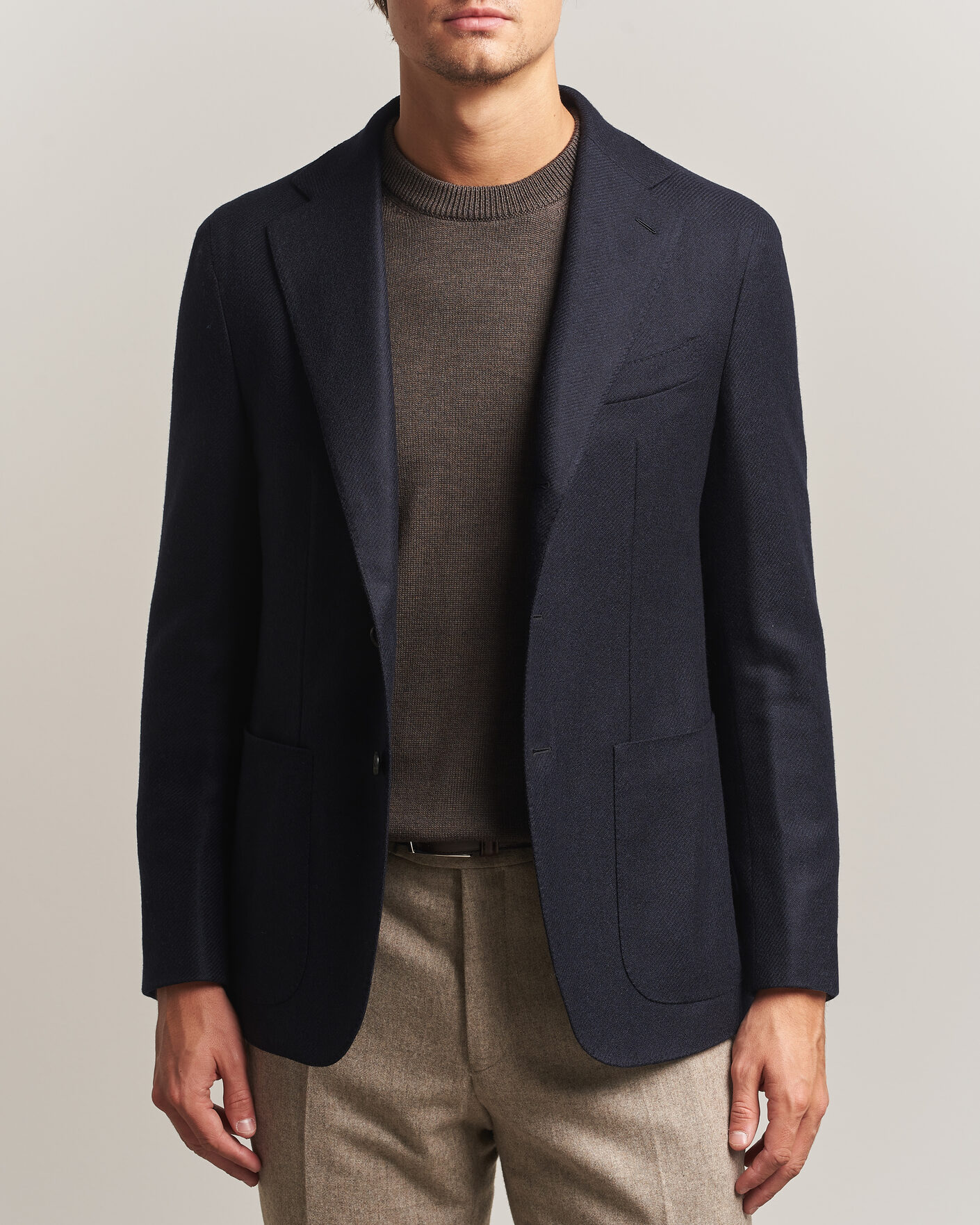 Uomini | Blazers | Caruso | Aida Wool/Cashmere Blazer Navy