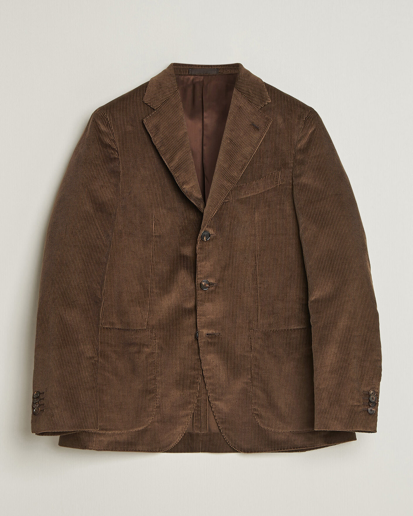Uomini | Blazers | Caruso | Aida Corduroy Blazer Dark Brown