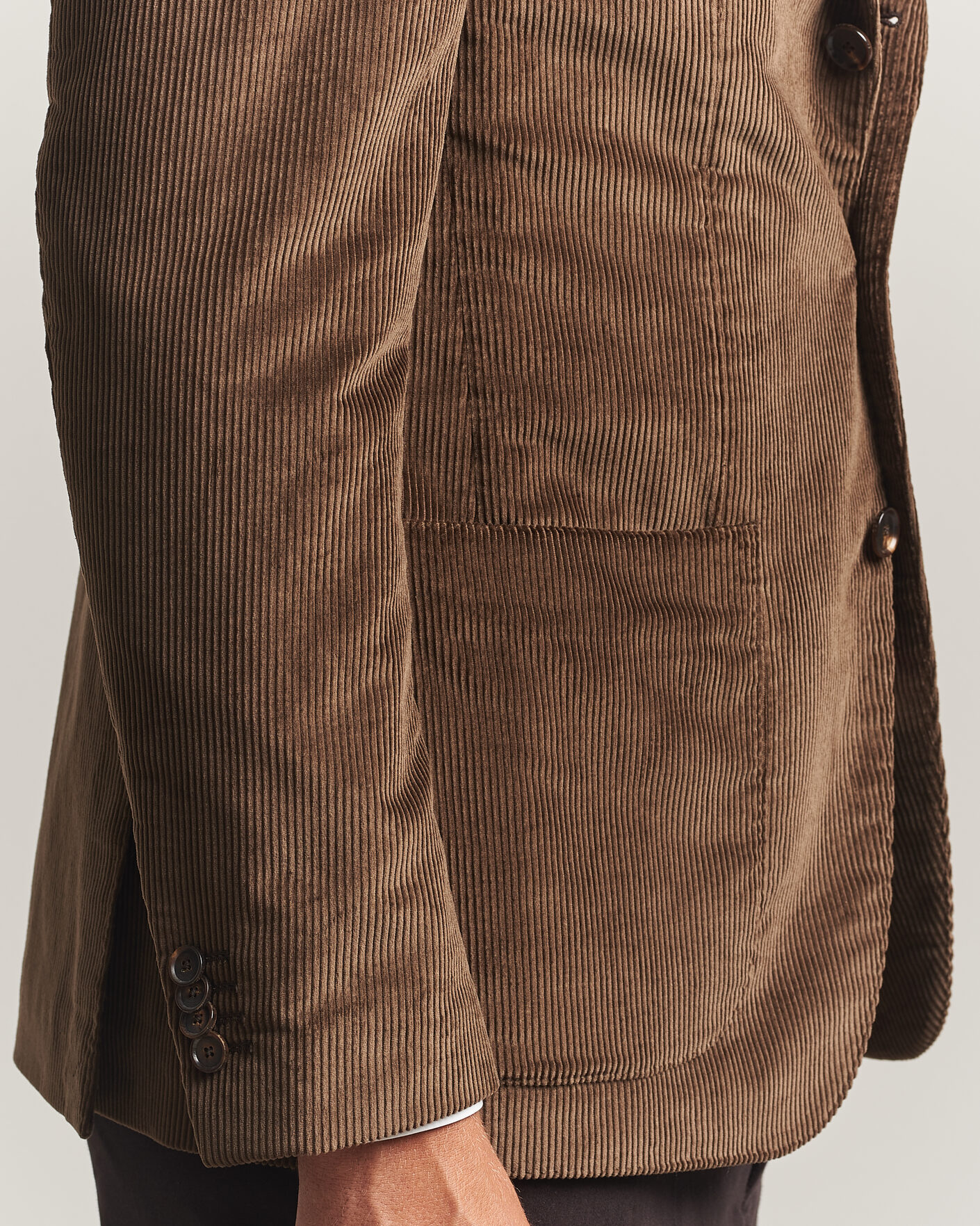 Uomini | Blazers | Caruso | Aida Corduroy Blazer Dark Brown