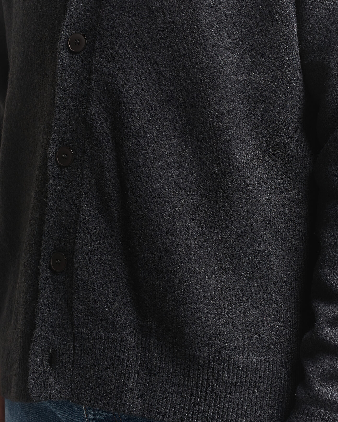 Uomini | Maglieria | KnowledgeCotton Apparel | Knitted Cardigan Black