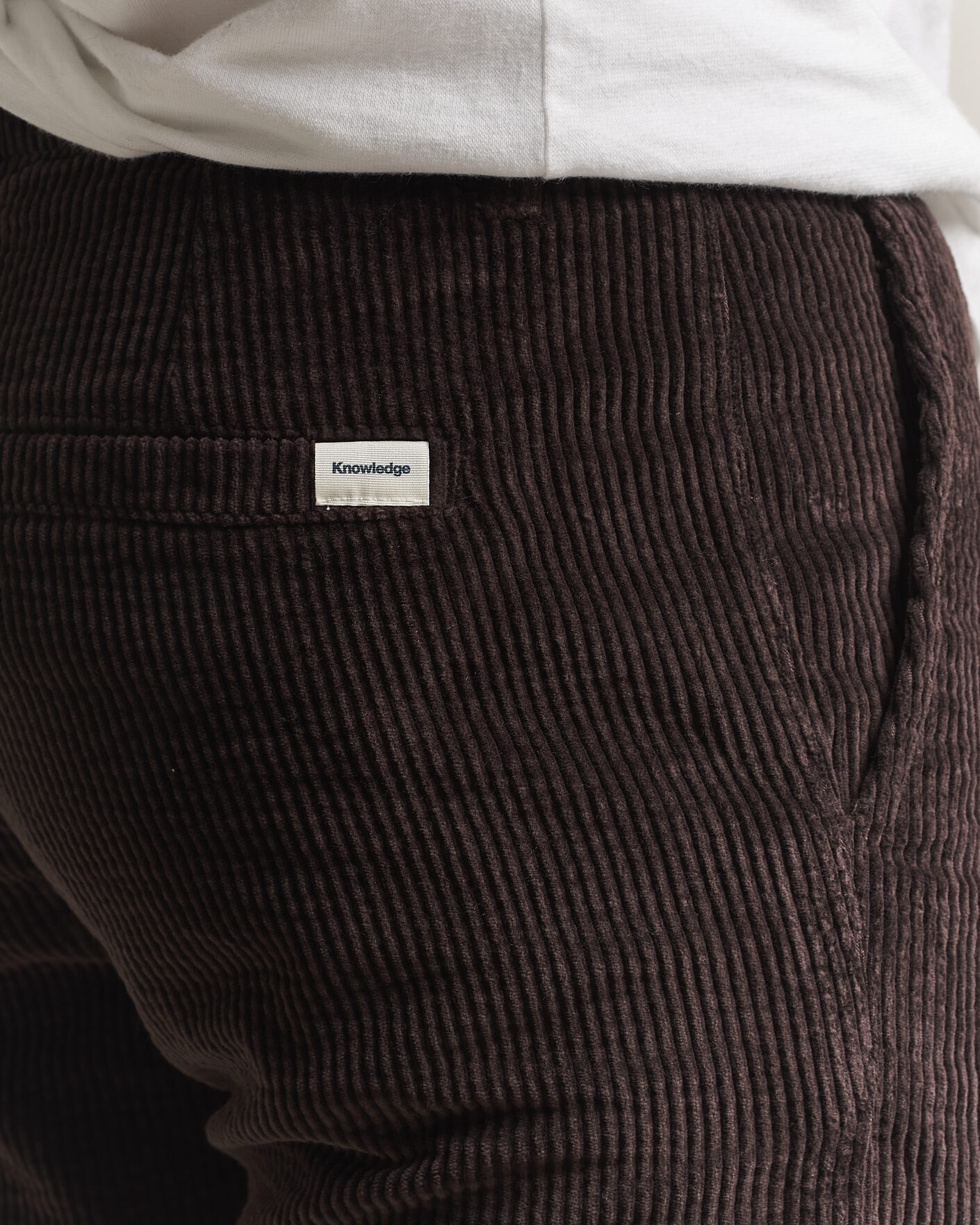 Uomini | Pantaloni | KnowledgeCotton Apparel | Chuck Regular Cord Trousers Chocolate