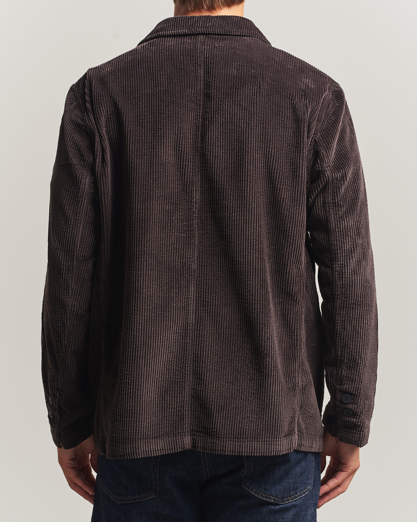 Uomini | Blazers | KnowledgeCotton Apparel | Cotton Corduroy Blazer Chocolate