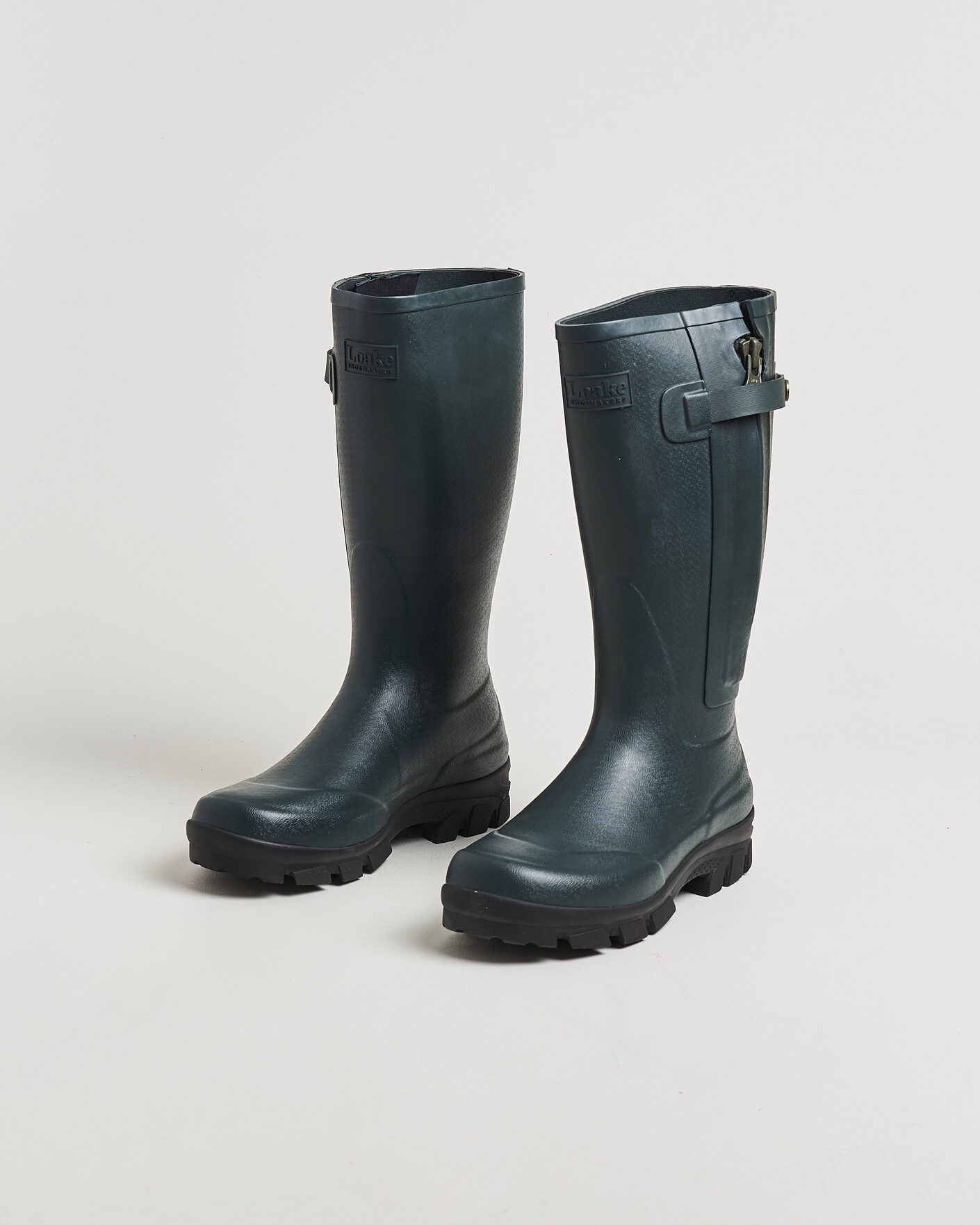 Uomini | Soprascarpe | Loake 1880 | Wellington Rain Boot Dark Green