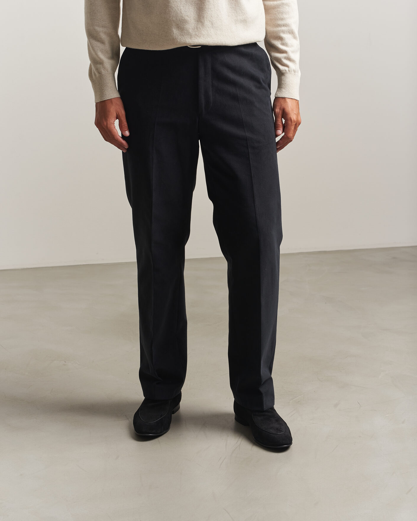 Uomini | Mocassini | Loake 1880 | Belgrave Black Suede Belgian Loafer Black