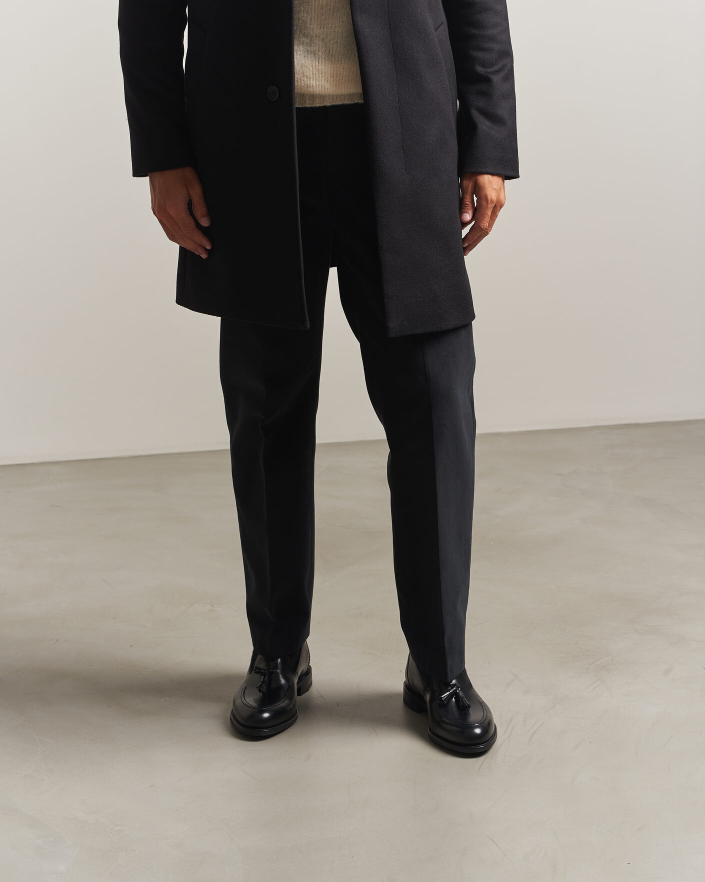 Uomini | Mocassini | Loake 1880 | Brunel Leather Tassel Loafer Black